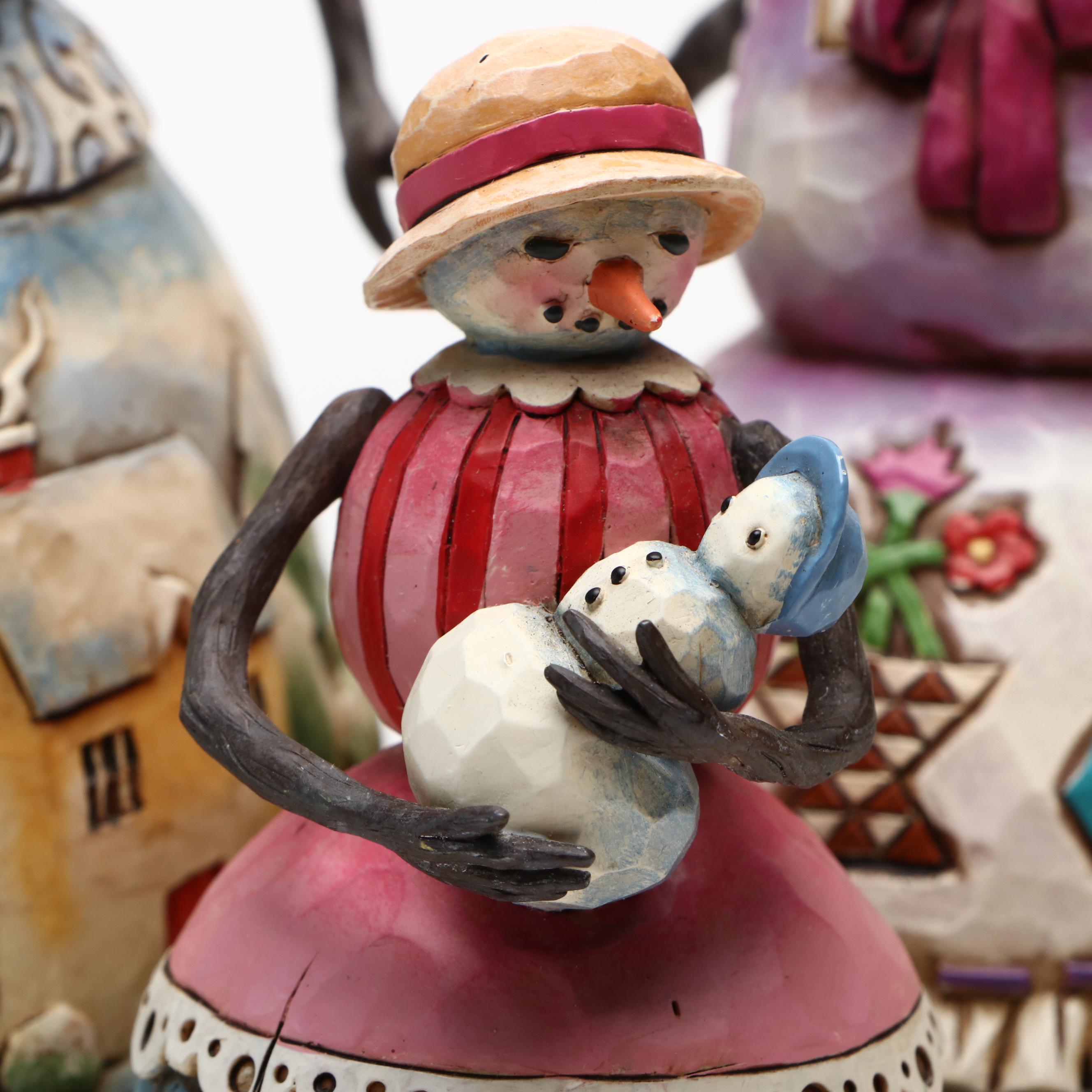 Jim Shore "Warm Hearts on Frosty Days" Snow People Figure