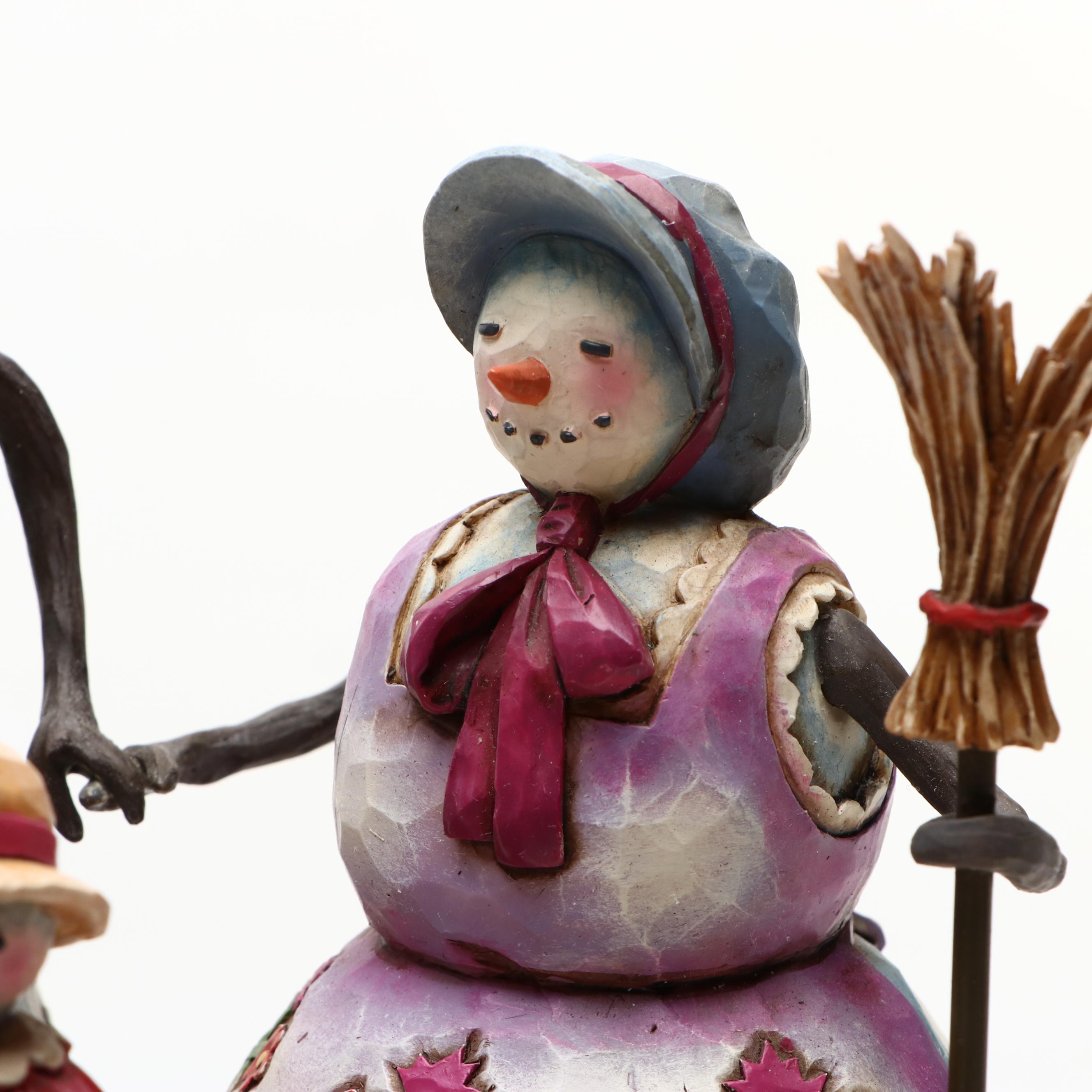 Jim Shore "Warm Hearts on Frosty Days" Snow People Figure