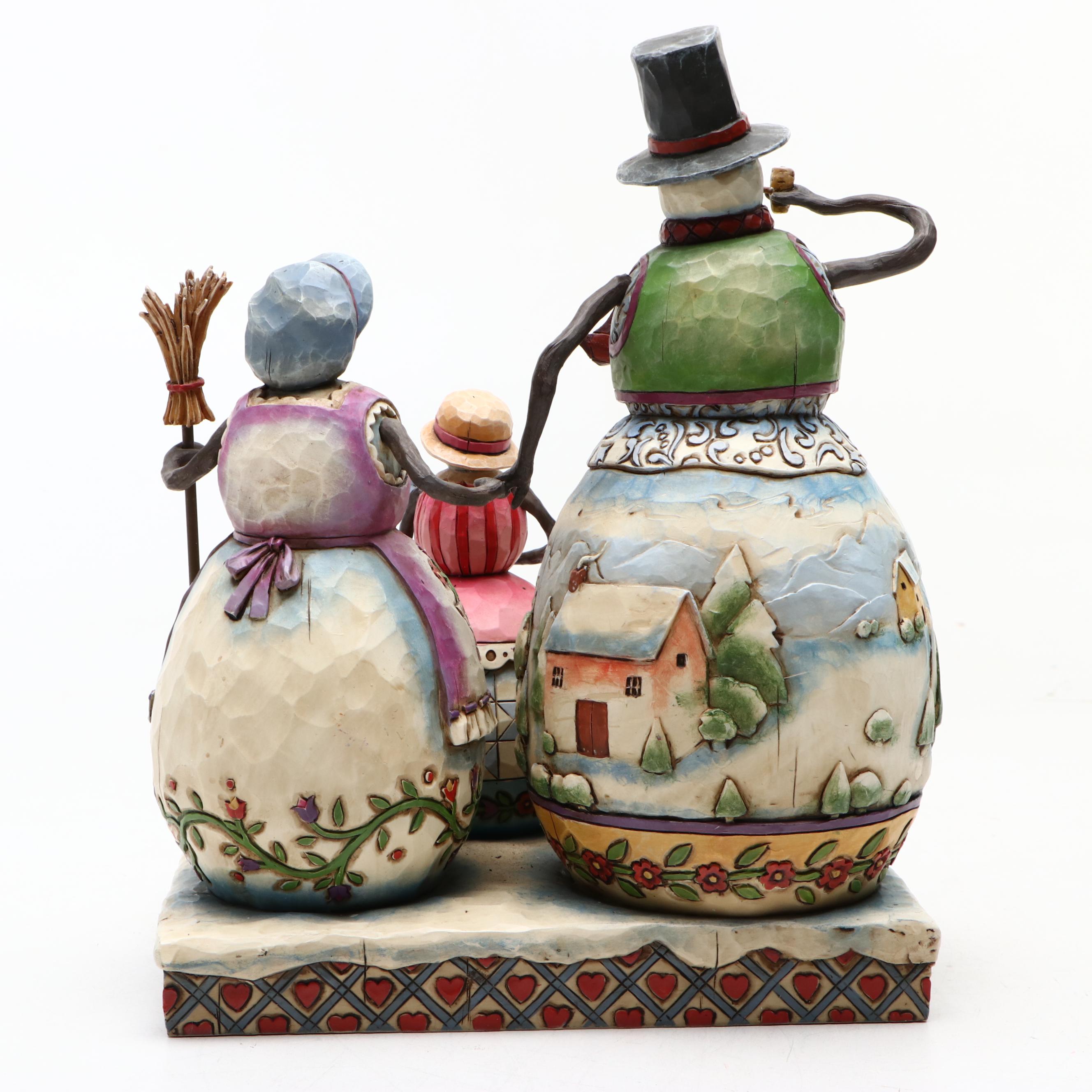 Jim Shore "Warm Hearts on Frosty Days" Snow People Figure