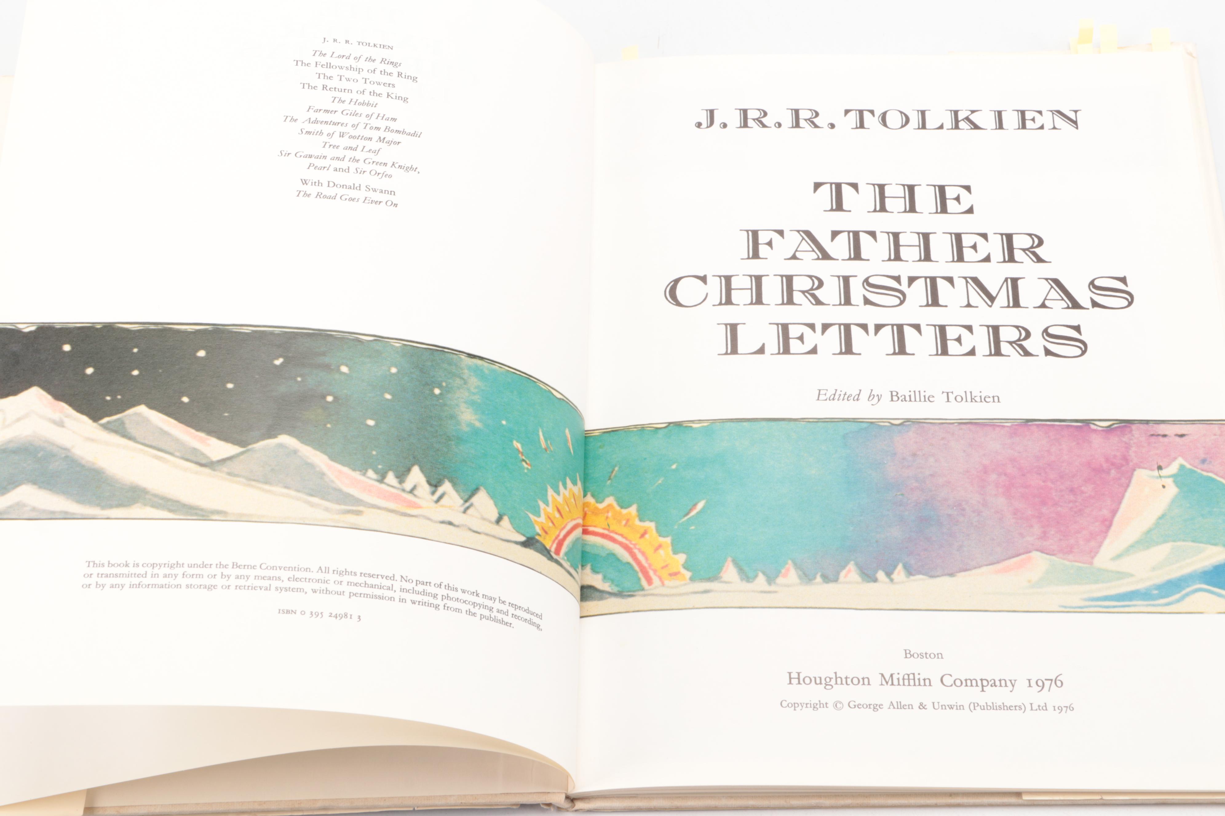 First Edition "The Father Christmas Letters" by J. R. R. Tolkien, 1976