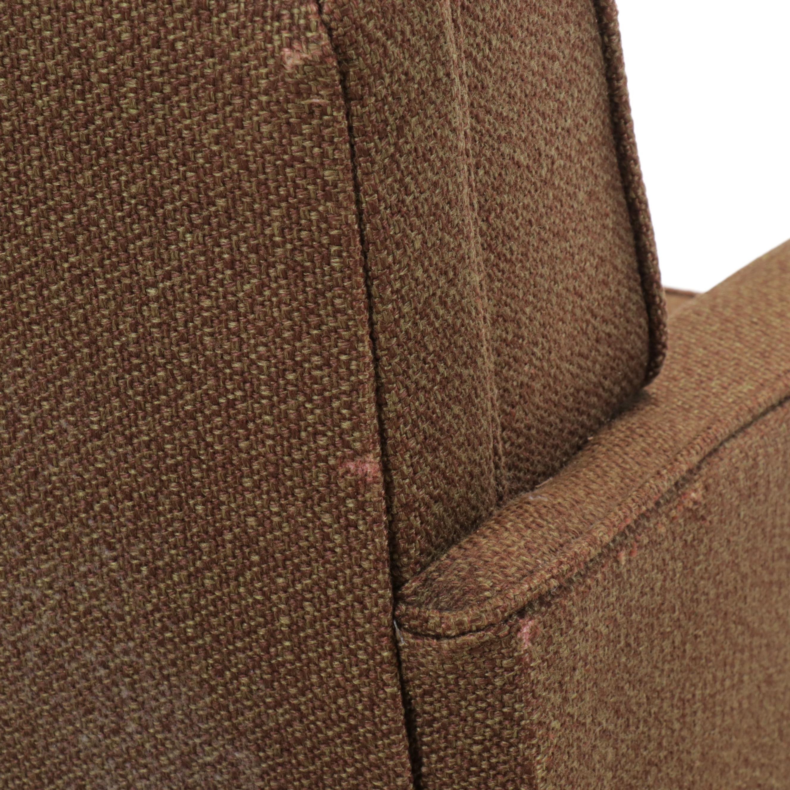 Mid Century Modern Button-Tufted Lounge Chair, Mid-20th Century