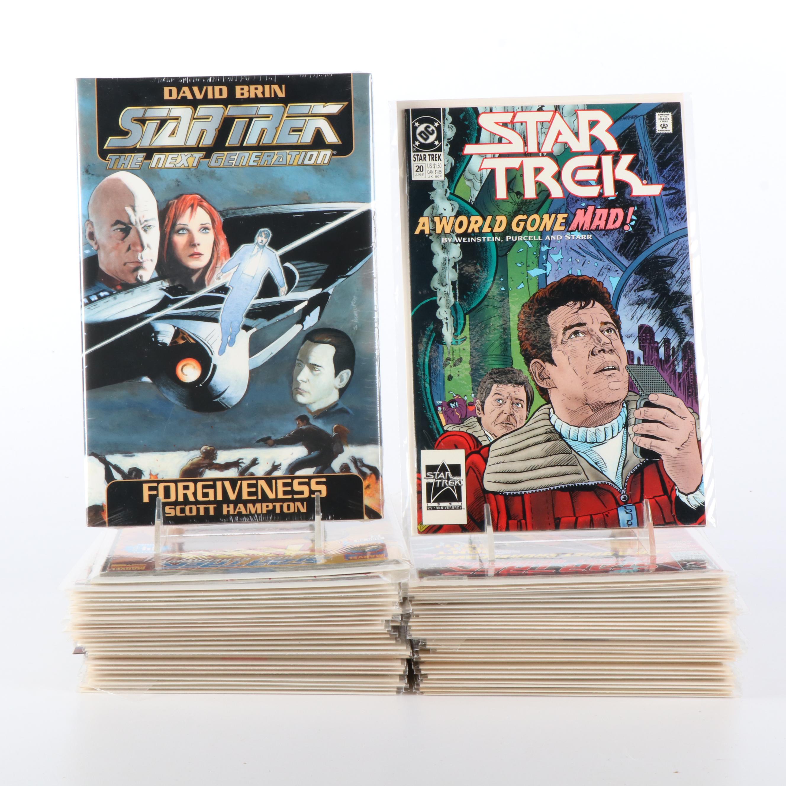 100+ Modern Age "Star Trek" and "Star Trek The Next Generation" Comics and Book