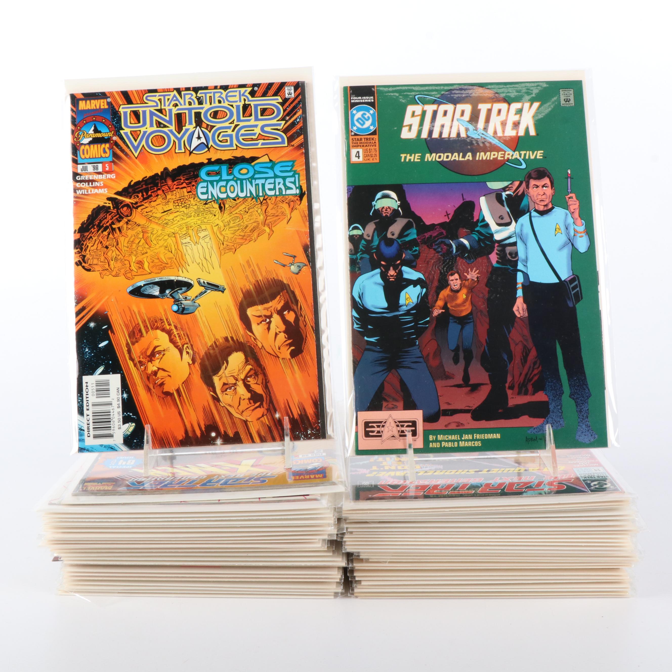 100+ Modern Age "Star Trek" and "Star Trek The Next Generation" Comics and Book