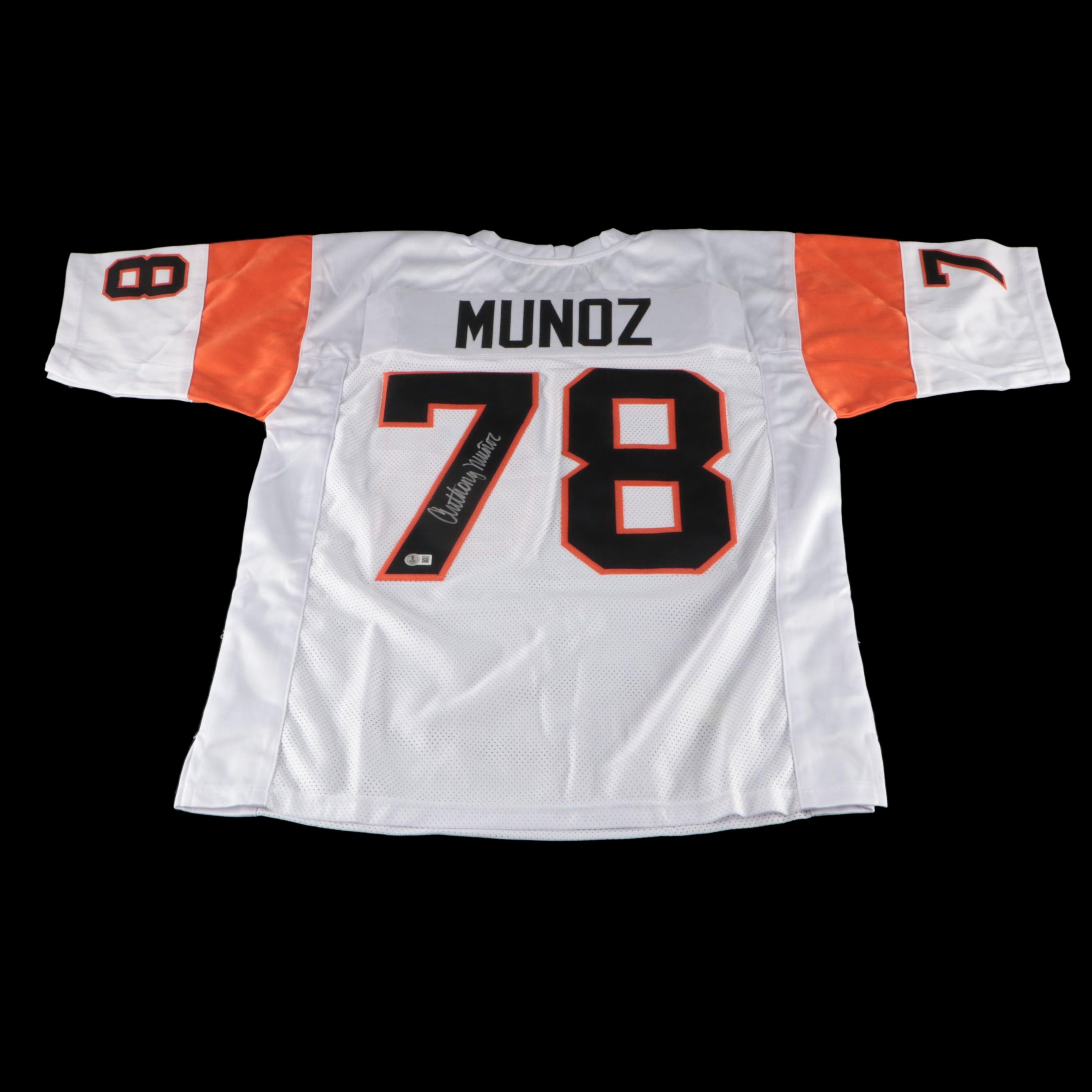 Anthony Muñoz Signed Cincinnati Bengals Football Jersey, Beckett