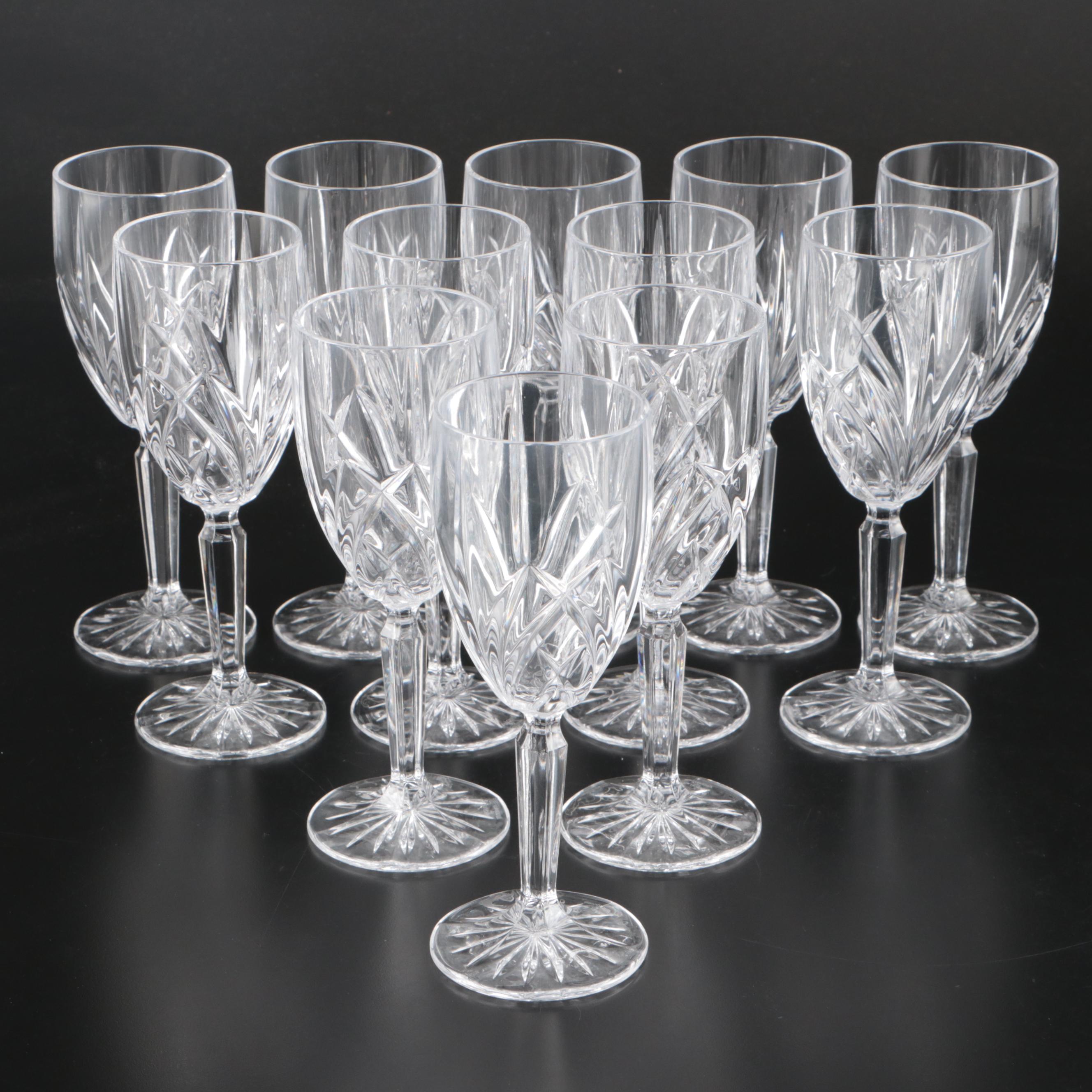 Marquis by Waterford "Brookside" Crystal White Wine Glasses
