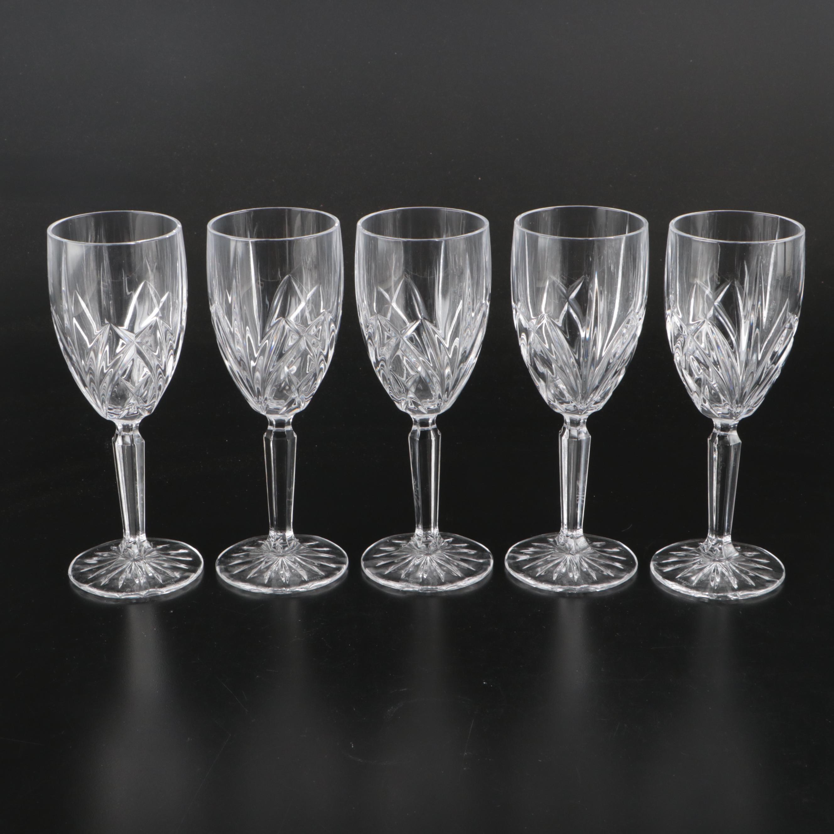 Marquis by Waterford "Brookside" Crystal White Wine Glasses