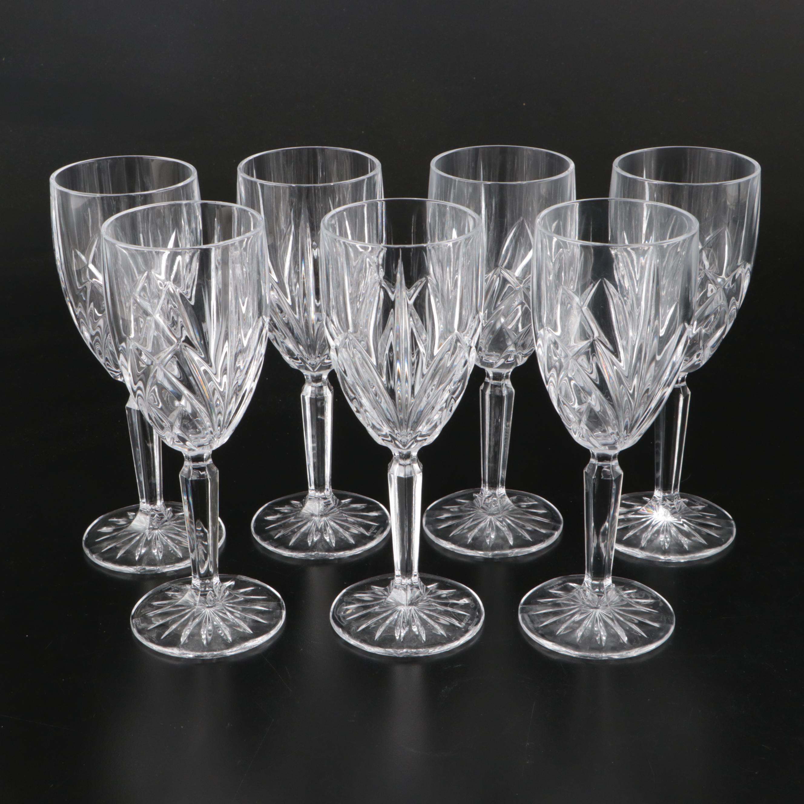 Marquis by Waterford "Brookside" Crystal White Wine Glasses