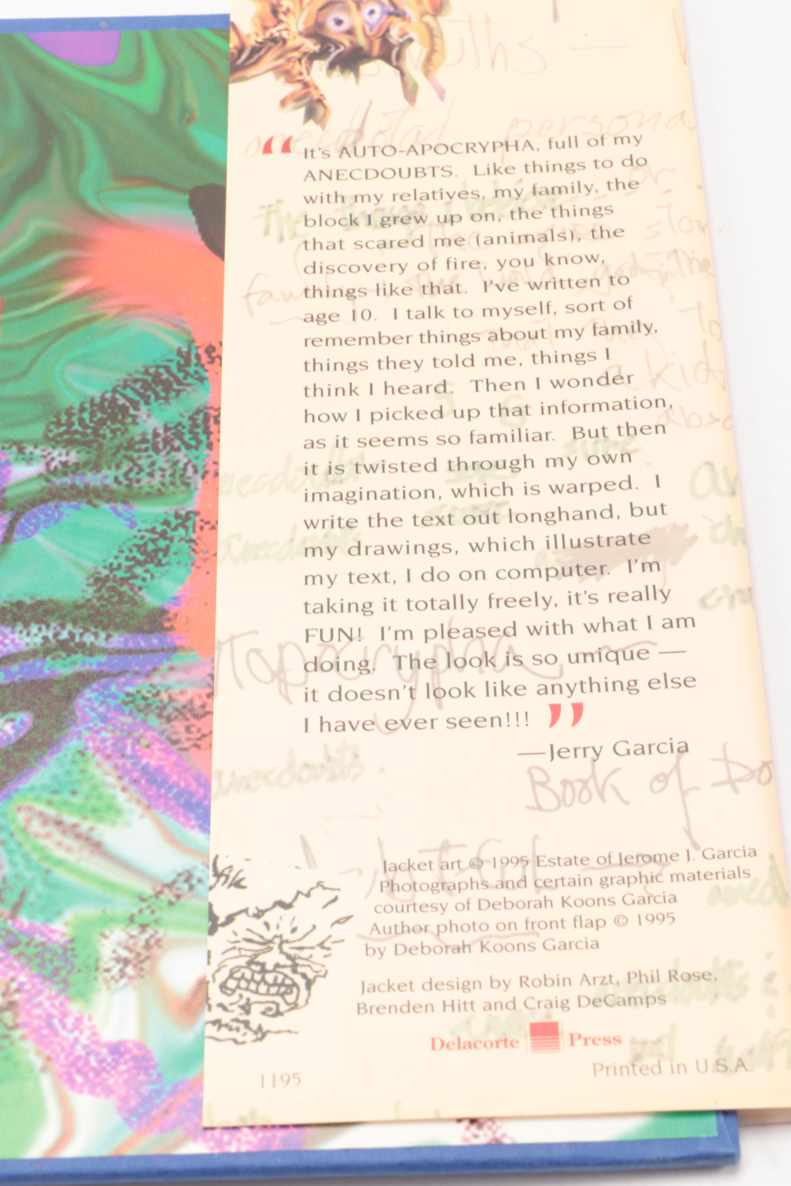 First Printing "Harrington Street" by Jerry Garcia, 1995