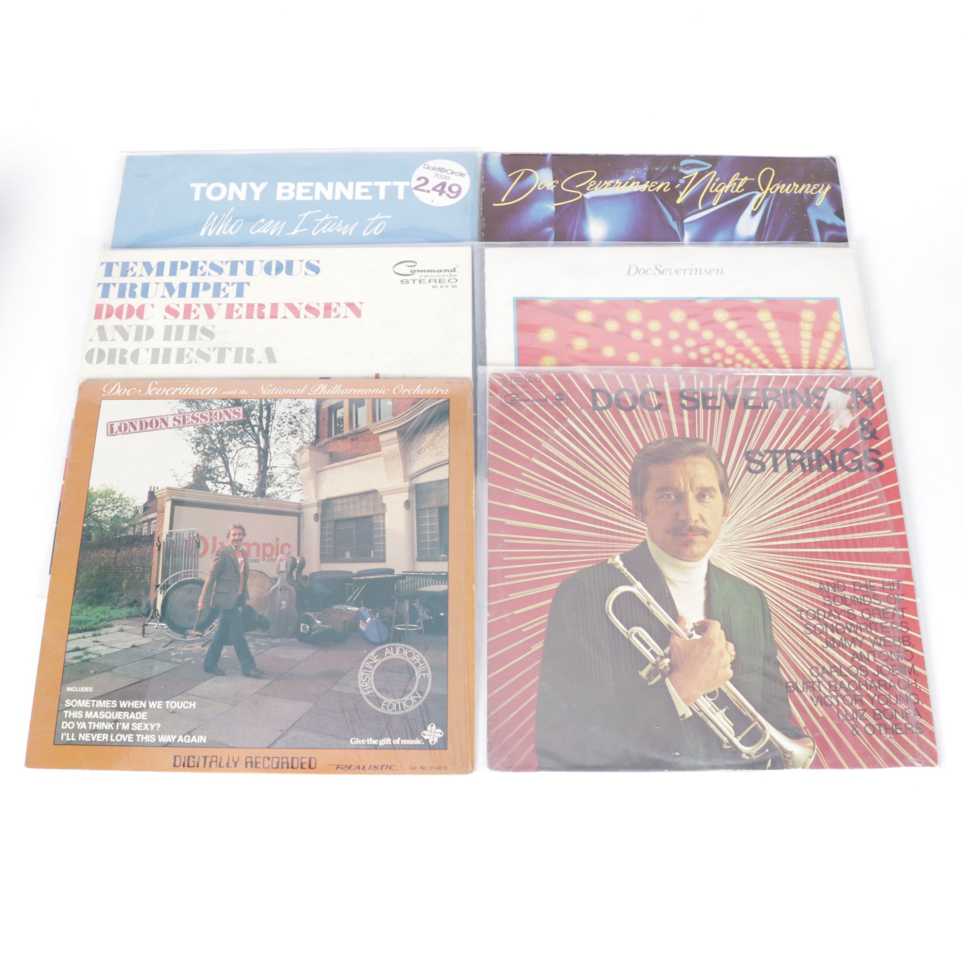 Tony Bennett, Doc Severinsen & More Vinyl Record Albums