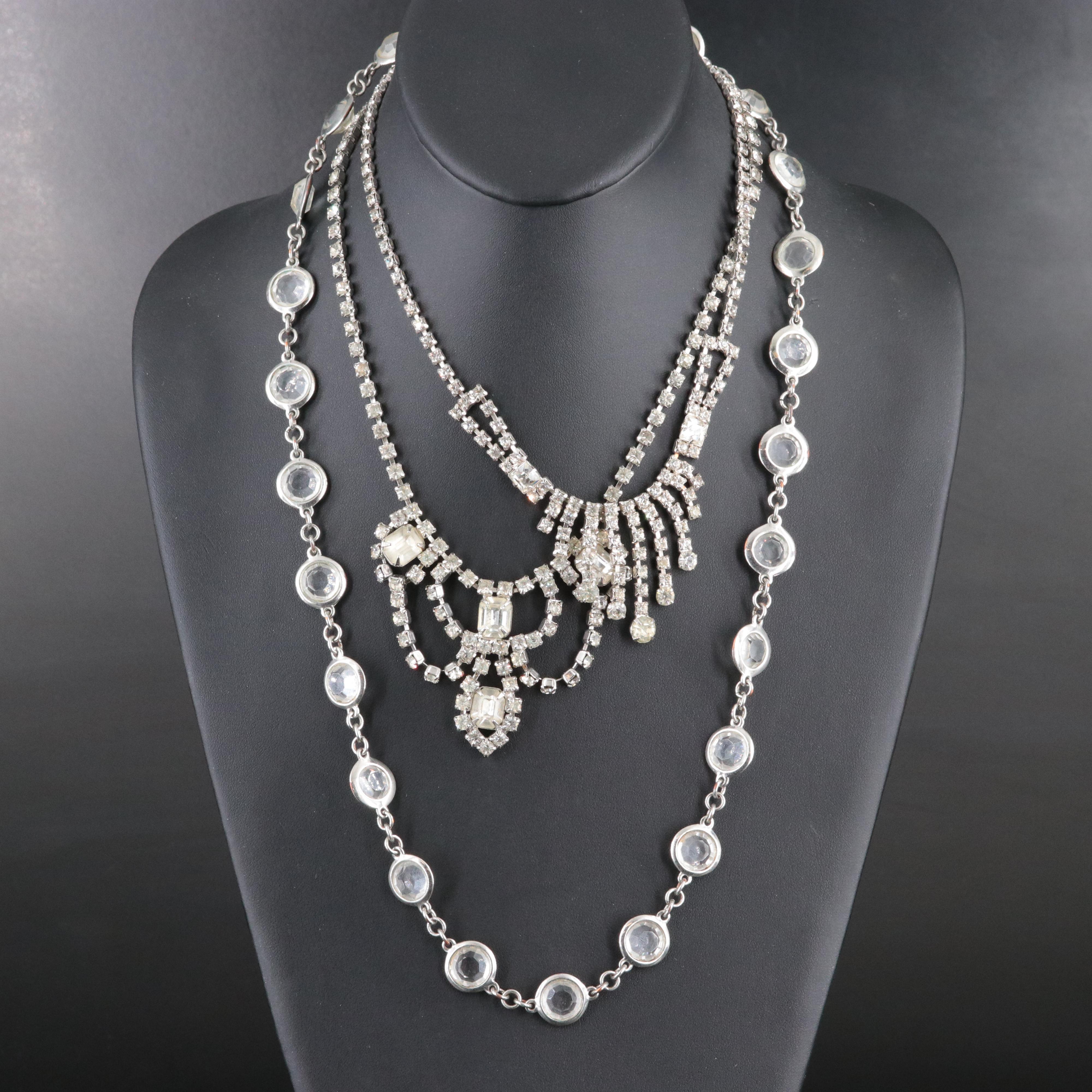 Rhinestone Necklace Collection