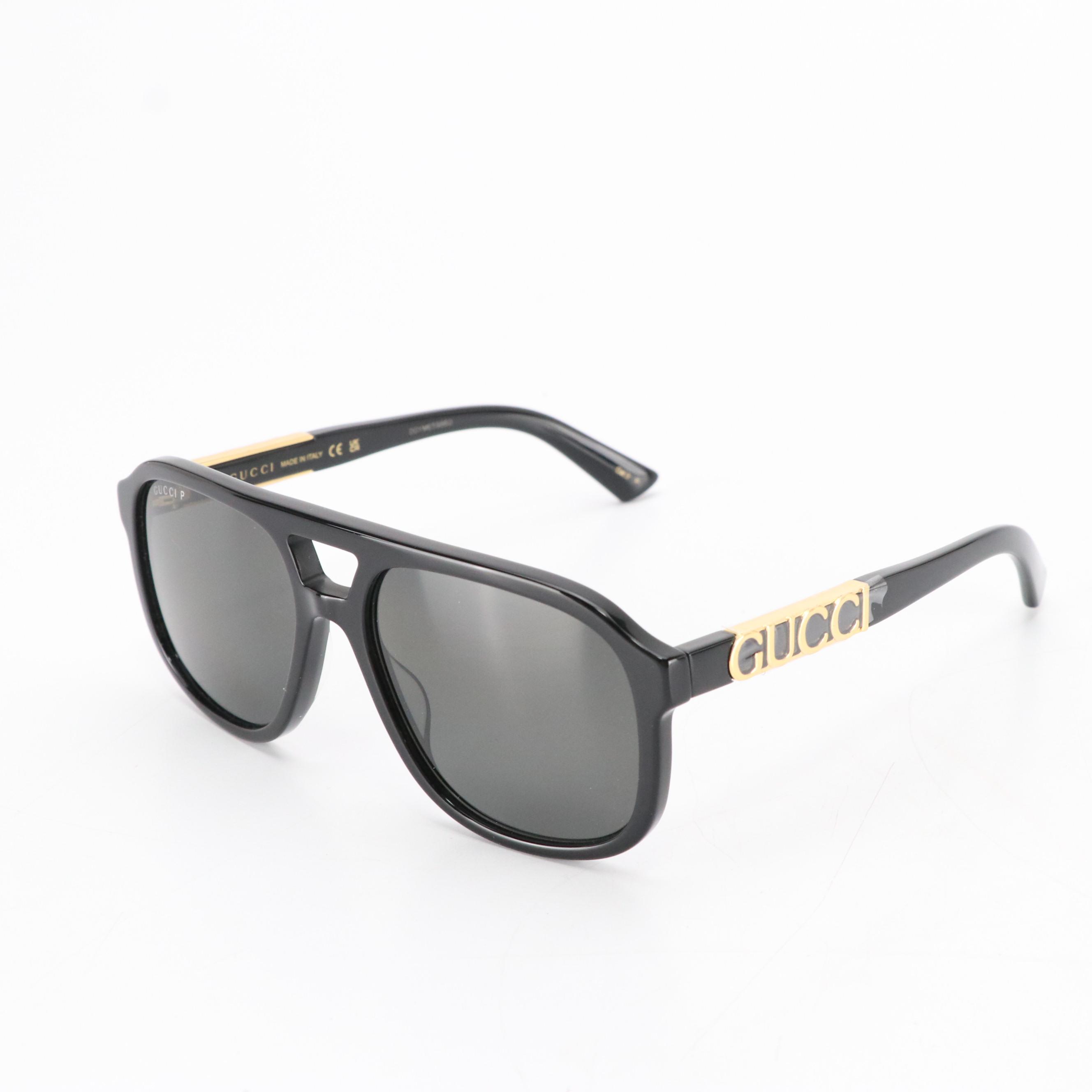 Gucci GG1188S Black/Grey Sunglasses with Box