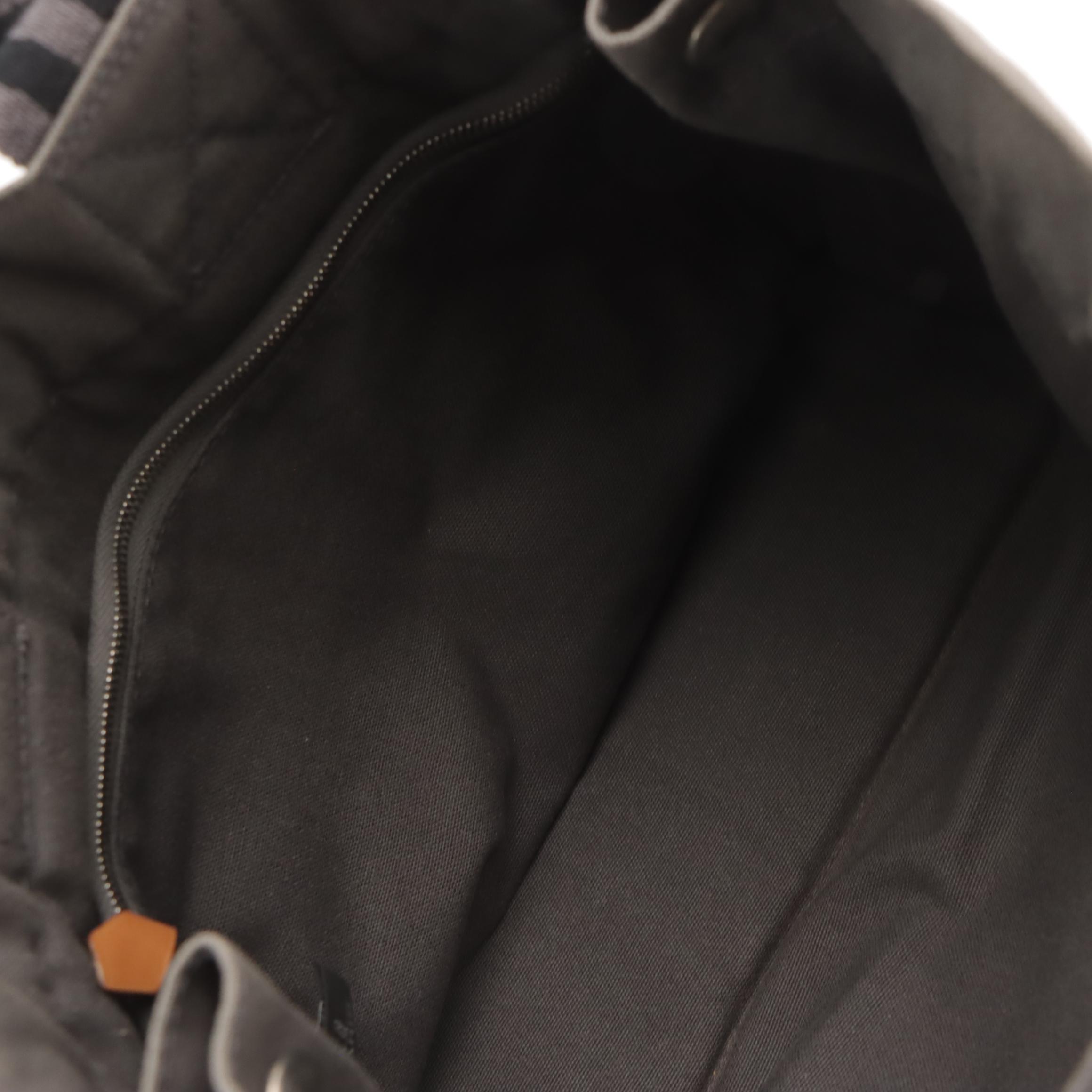 Hermès Fourre-Tout PM in Grey Cotton Canvas