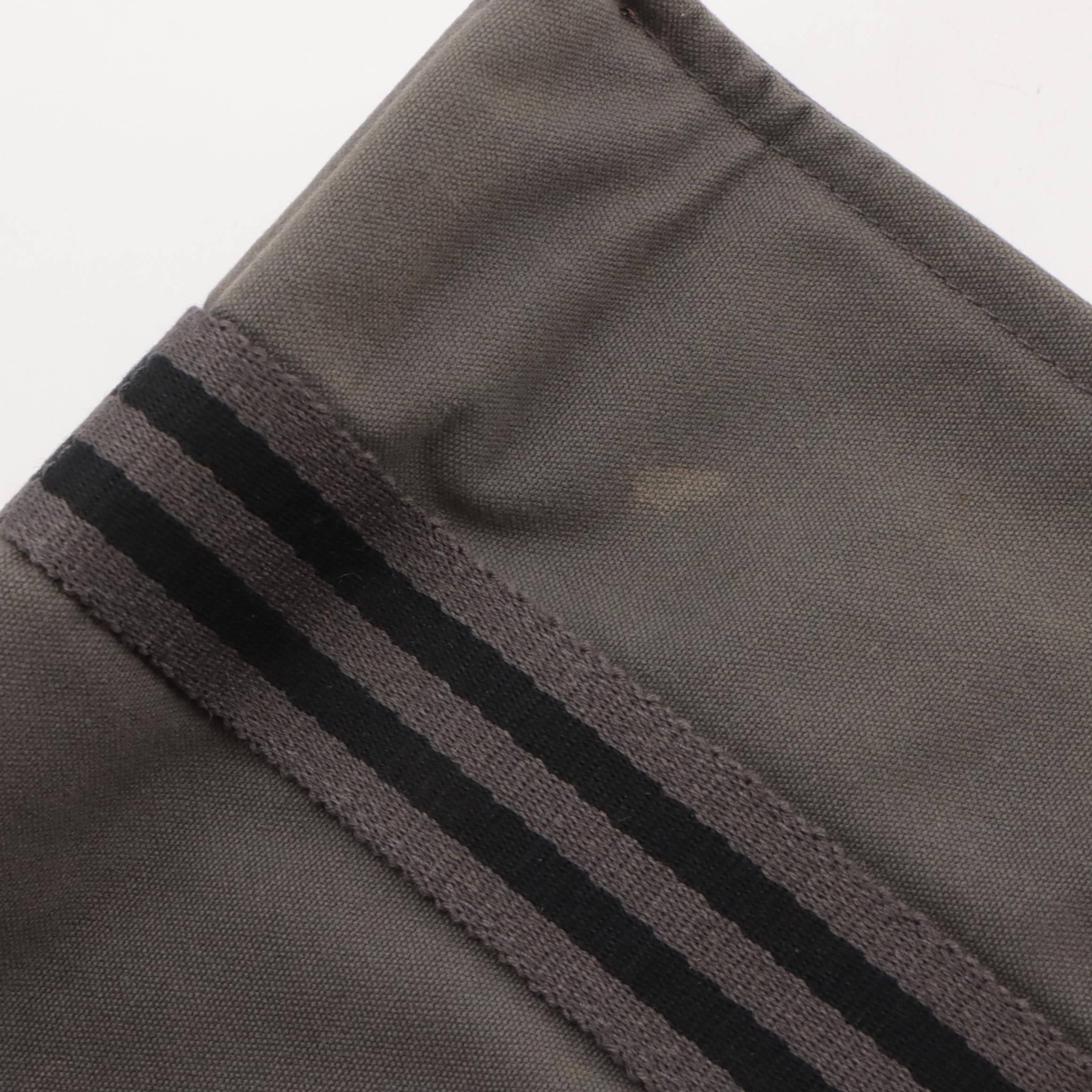 Hermès Fourre-Tout PM in Grey Cotton Canvas