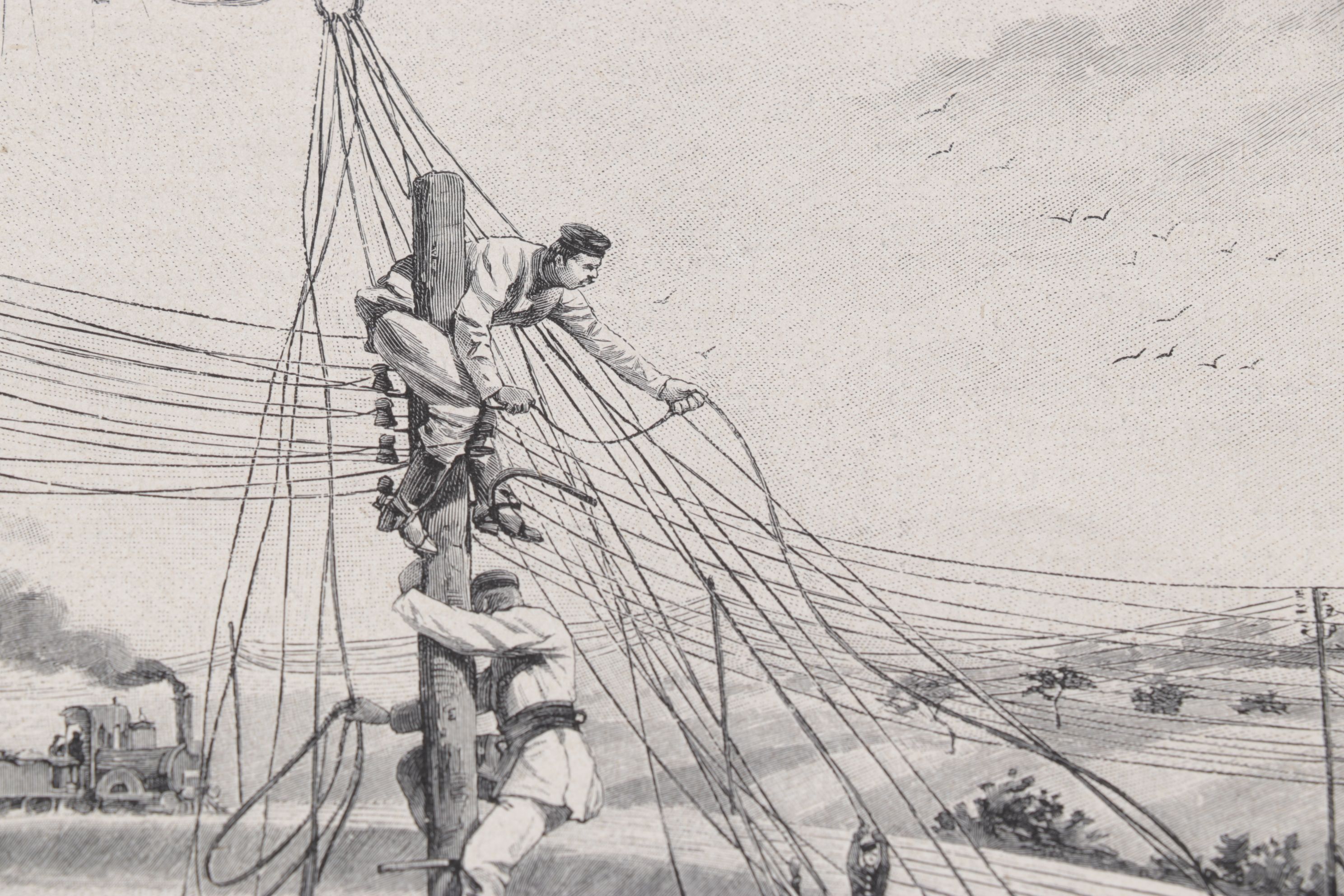 Trio of German Xylographs Pulled from "The Book for All", Late 19th Century