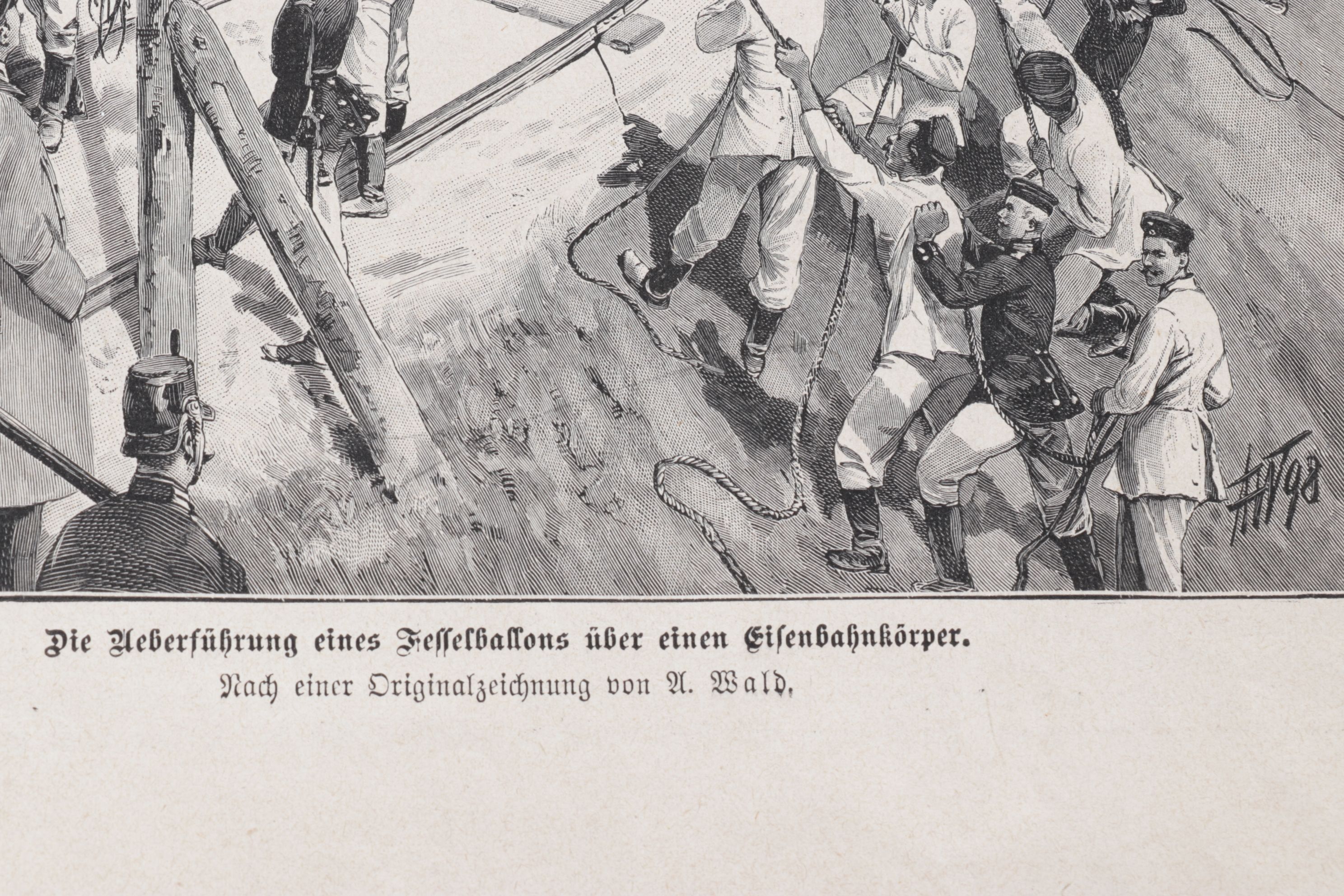 Trio of German Xylographs Pulled from "The Book for All", Late 19th Century