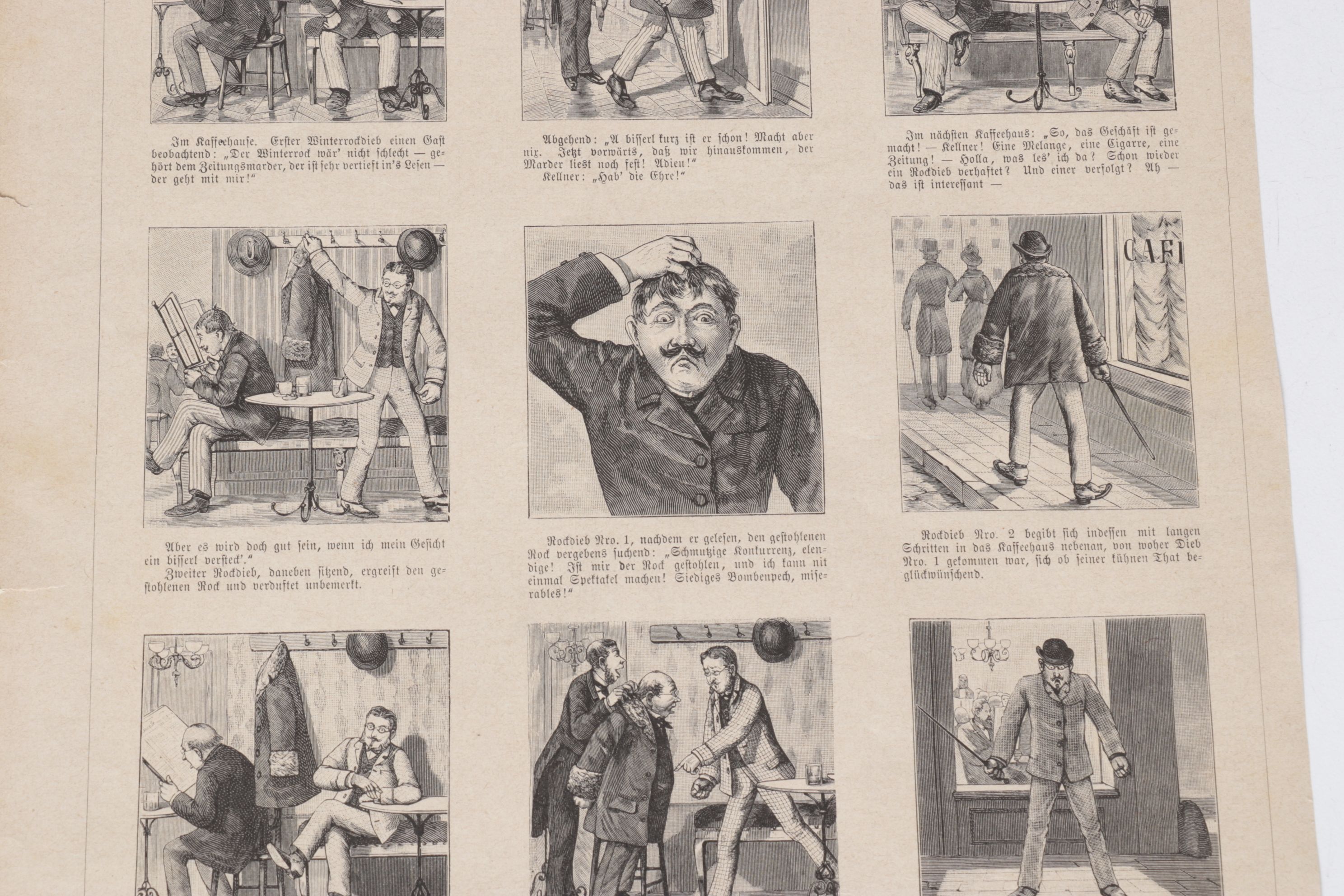 Trio of German Xylographs Pulled from "The Book for All", Late 19th Century