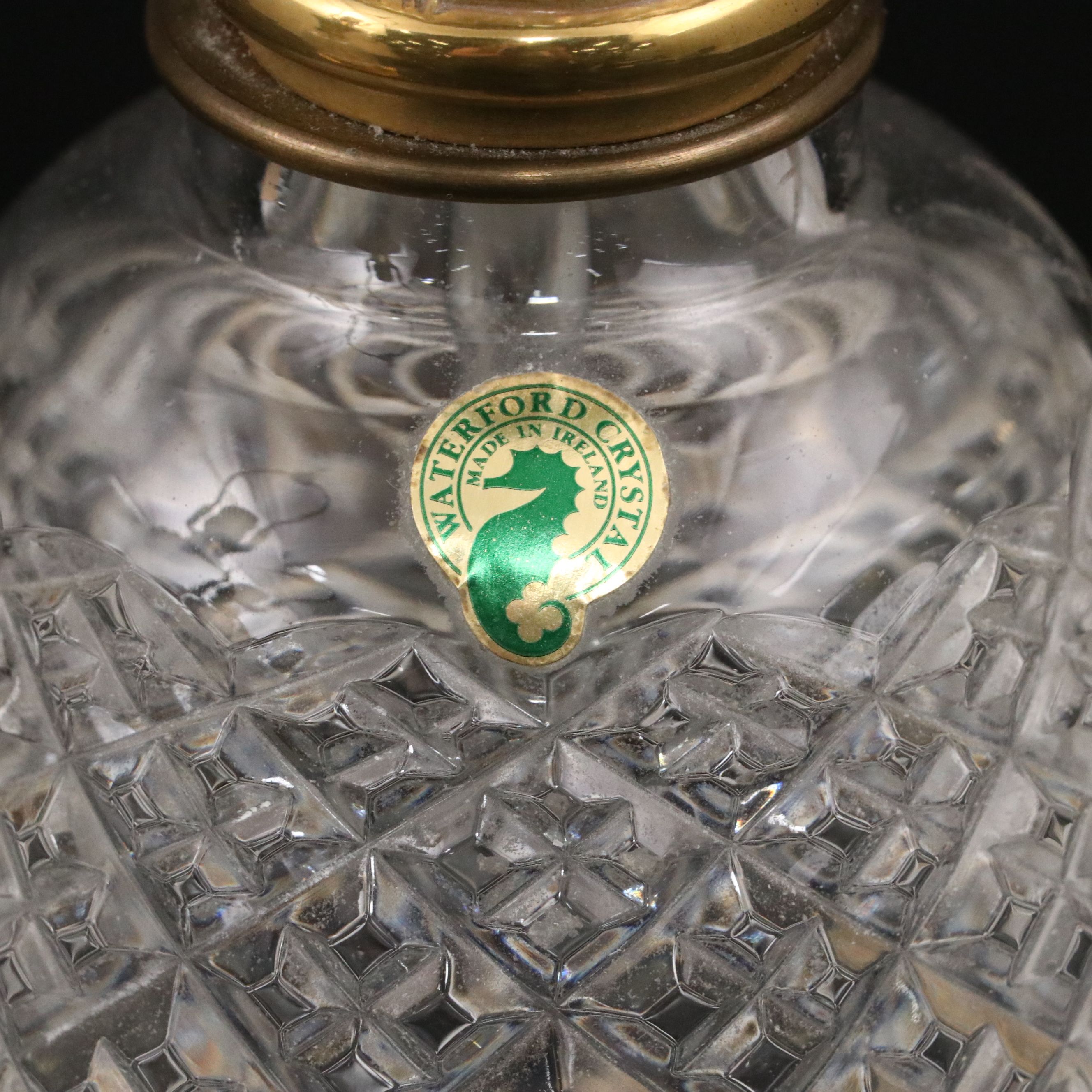 Waterford Crystal Hospitality Collection Table Lamps with Silk Bell Shades