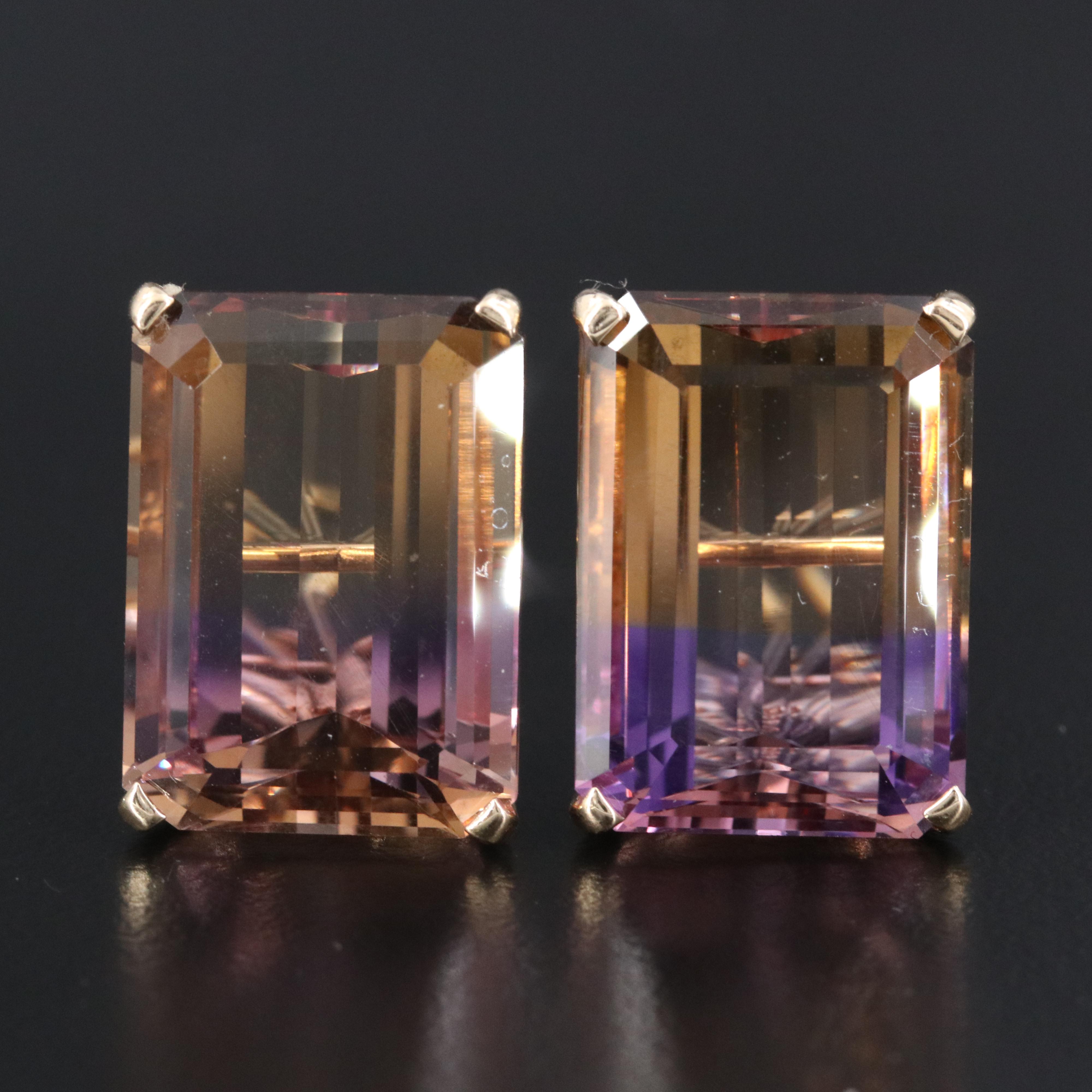 14K Ametrine Earrings