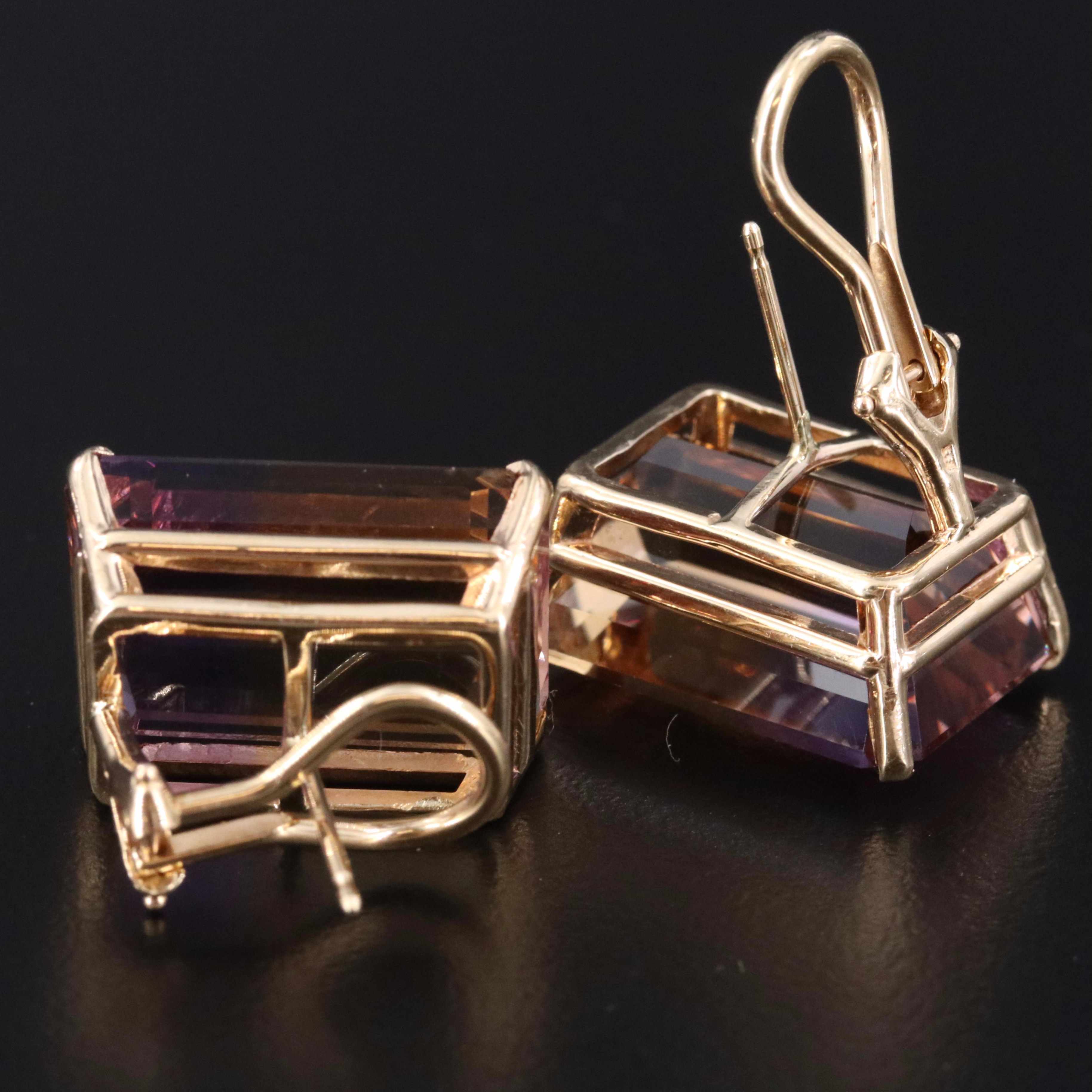 14K Ametrine Earrings