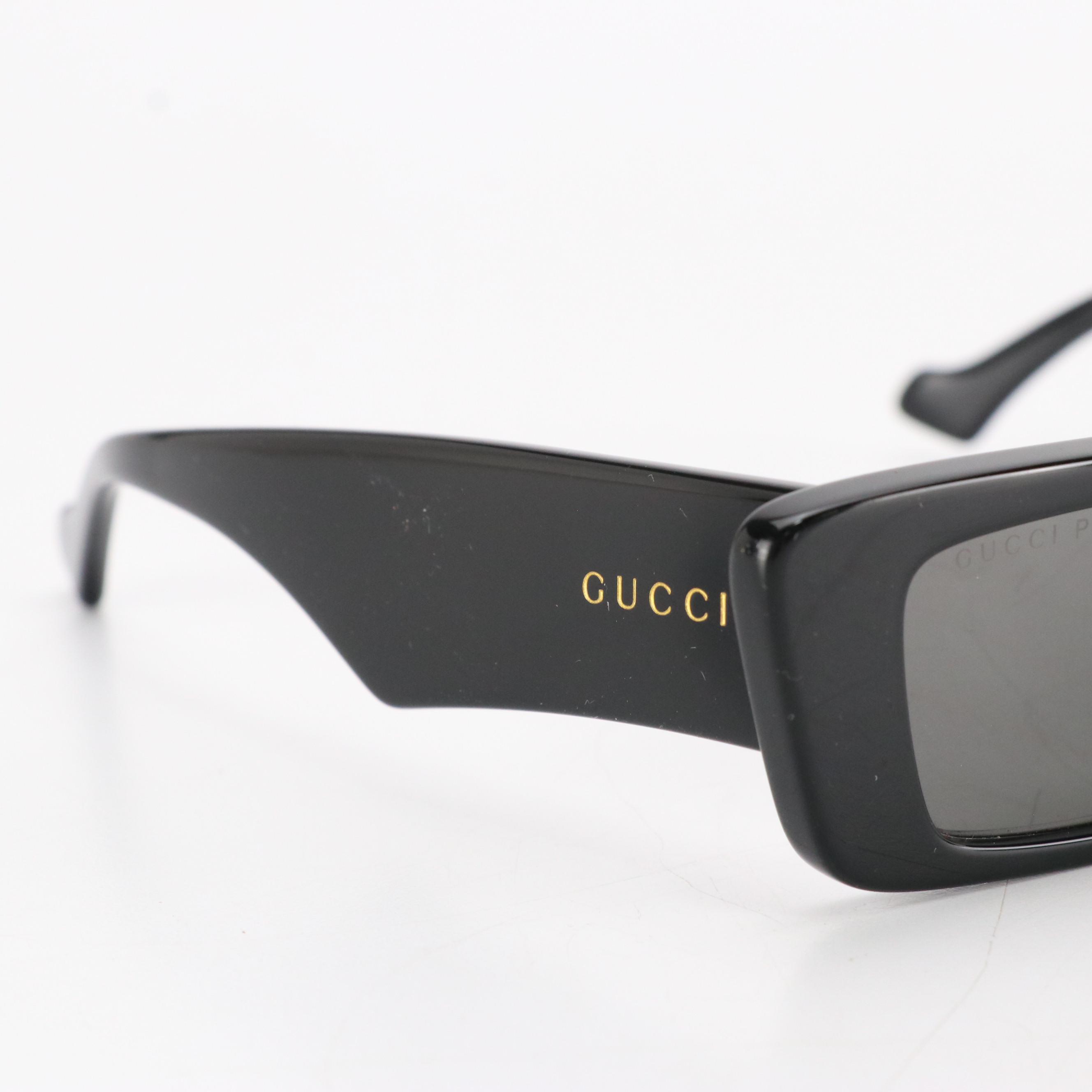 Gucci GG1331S Polarized Rectangular Sunglasses with Case