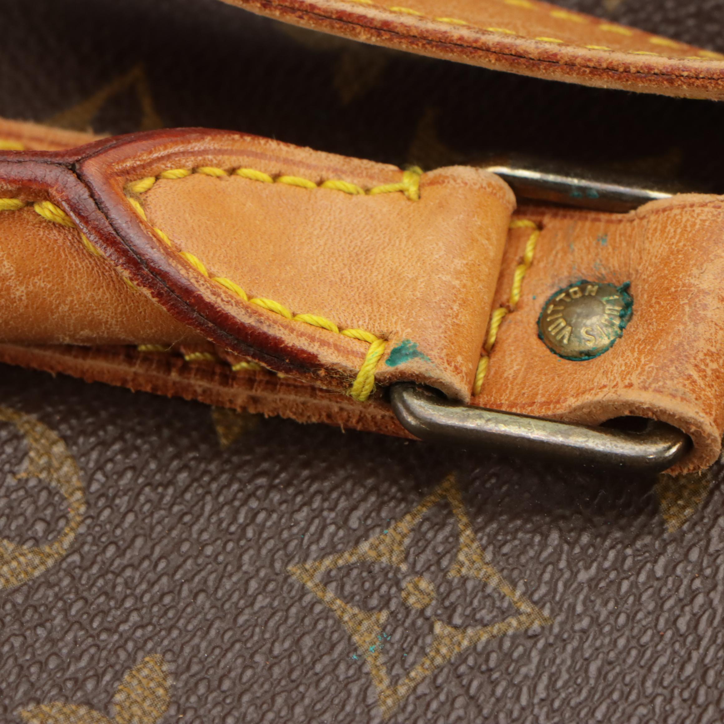 Louis Vuitton Keepall 55 Bandoulière in Monogram Canvas and Vachetta Leather