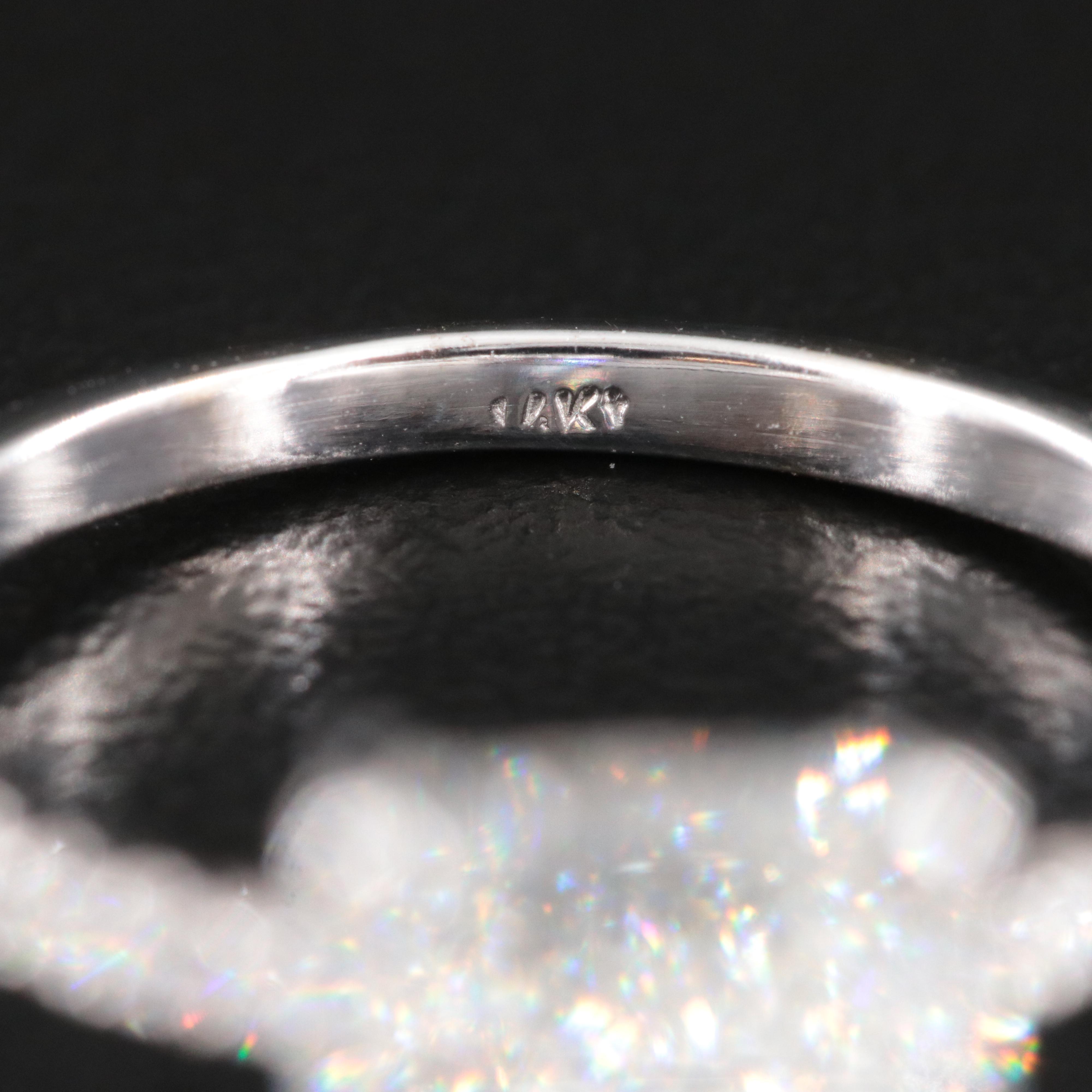 14K 4.18 CTW Lab Grown Diamond Ring with IGI Report