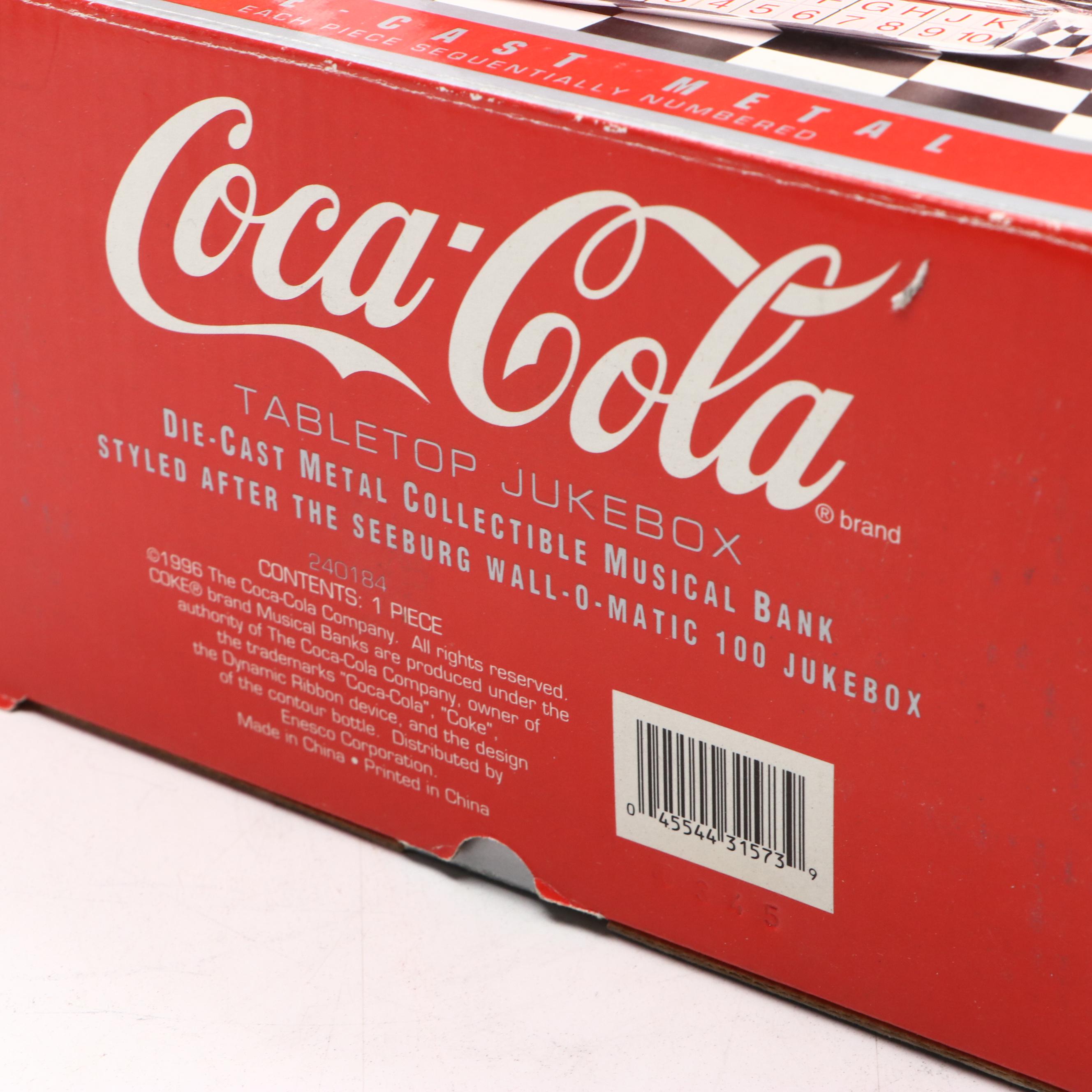 Coca-Cola Lithograph Advertising Tray with Coin Bank and More Memorabilia