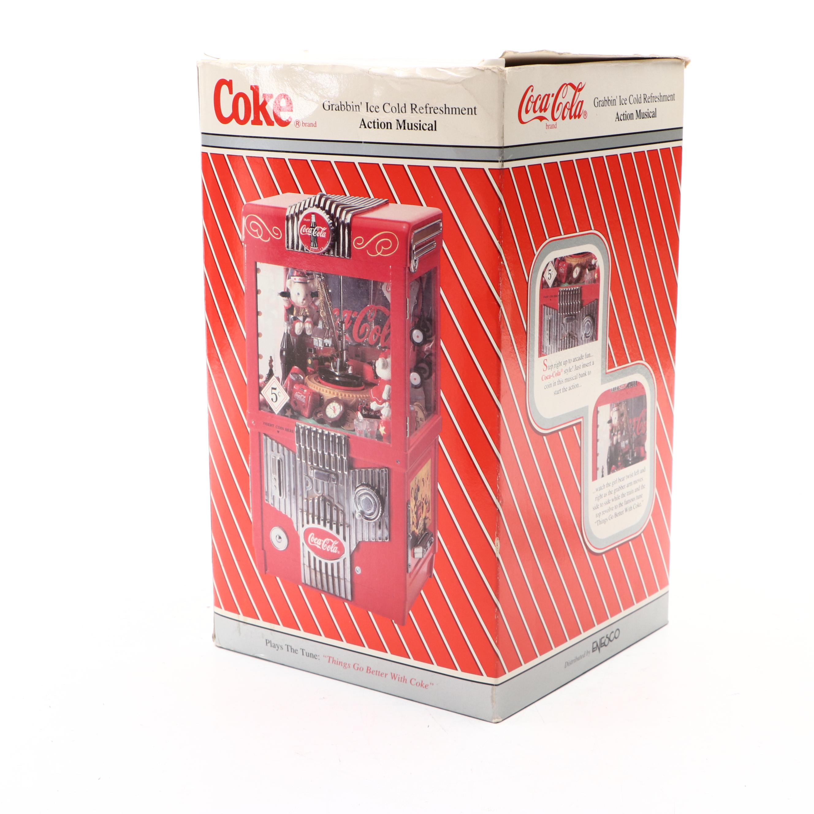 Coca-Cola Lithograph Advertising Tray with Coin Bank and More Memorabilia