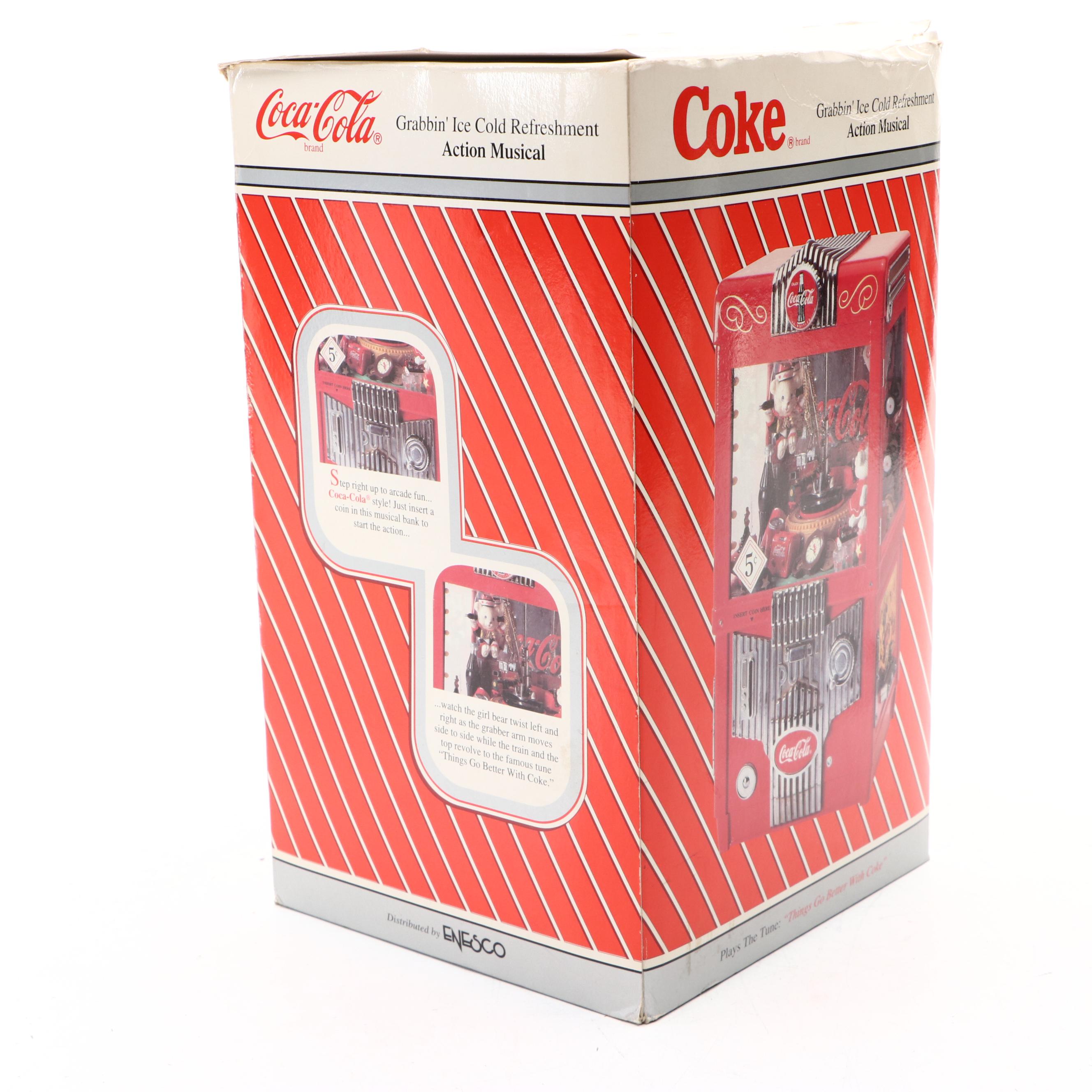 Coca-Cola Lithograph Advertising Tray with Coin Bank and More Memorabilia