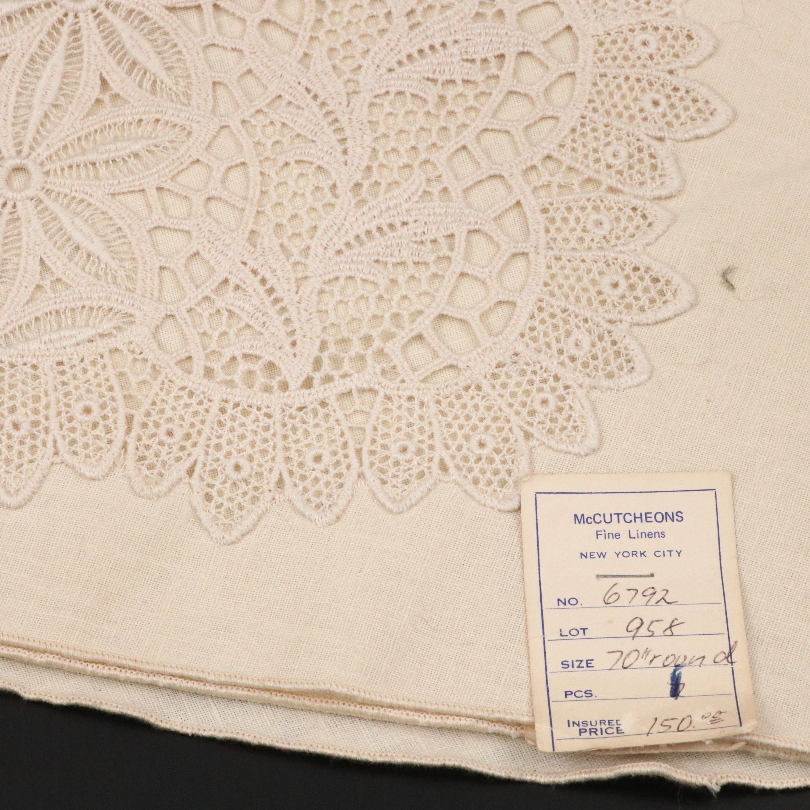 Vintage Crochet, Filet Lace, Embroidered Doilies and Table Linens