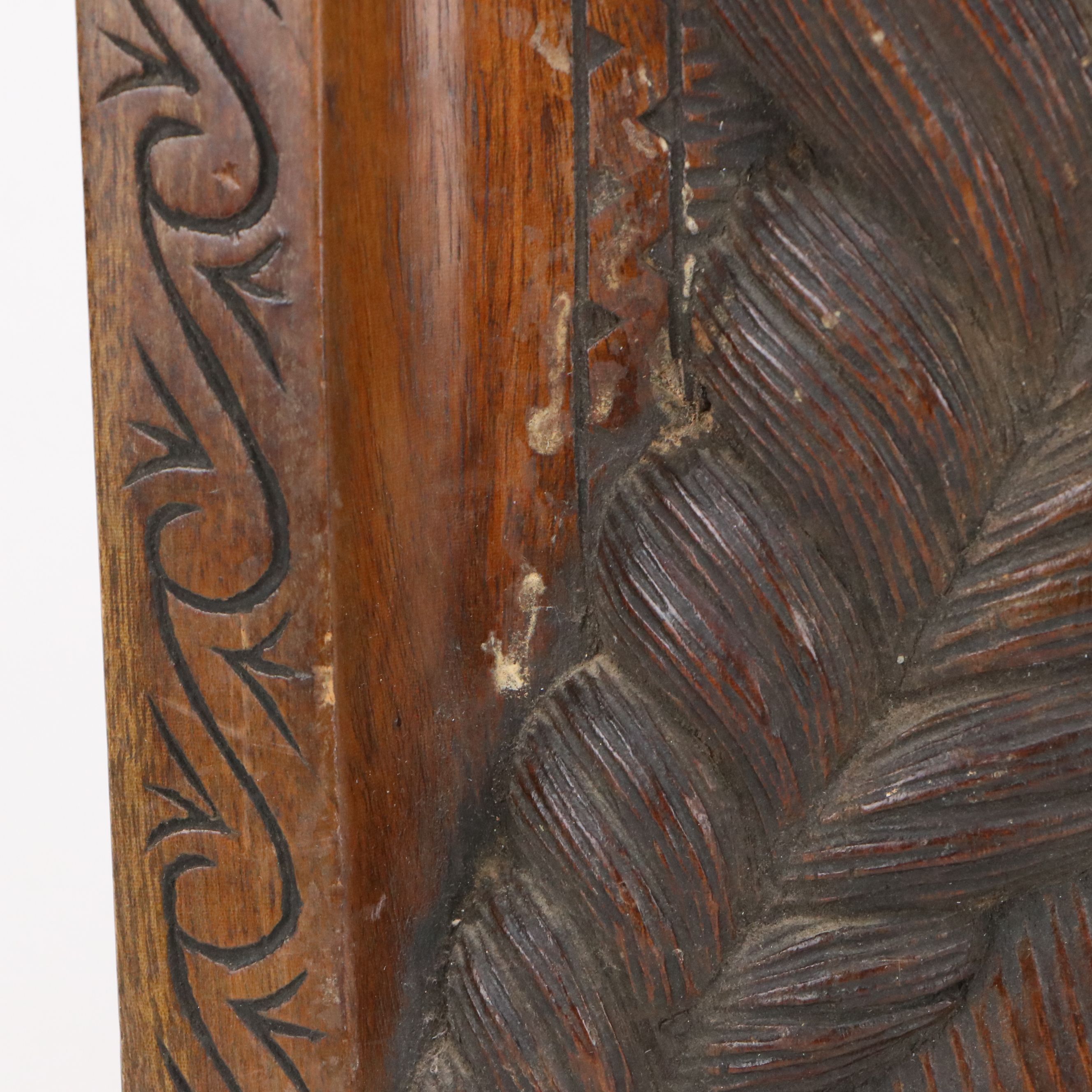 Artist Signed Carved Wooden Portraits