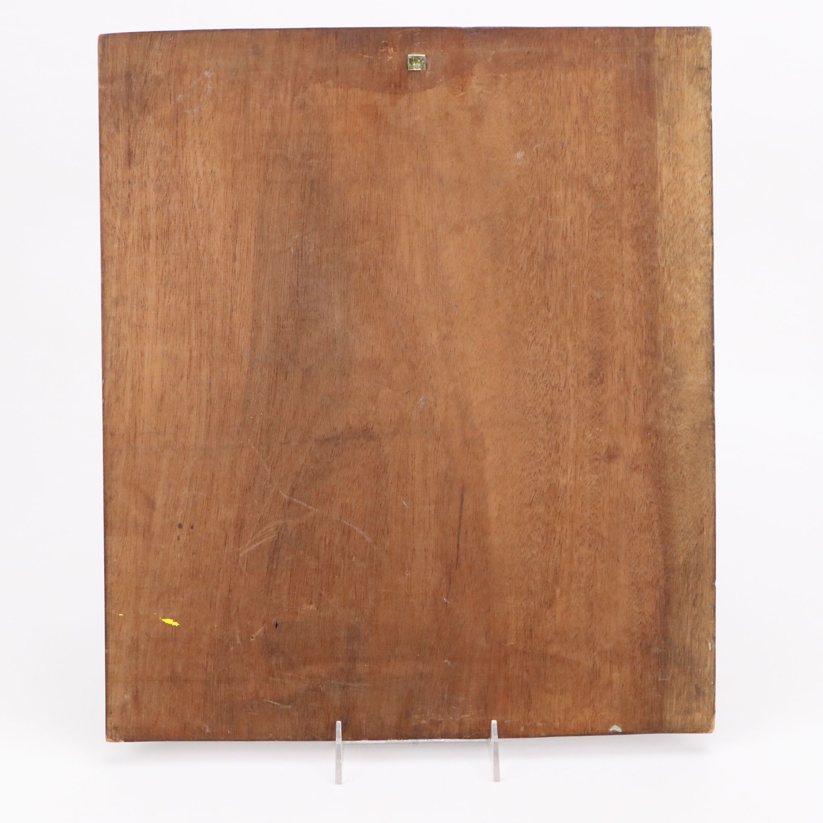 Artist Signed Carved Wooden Portraits