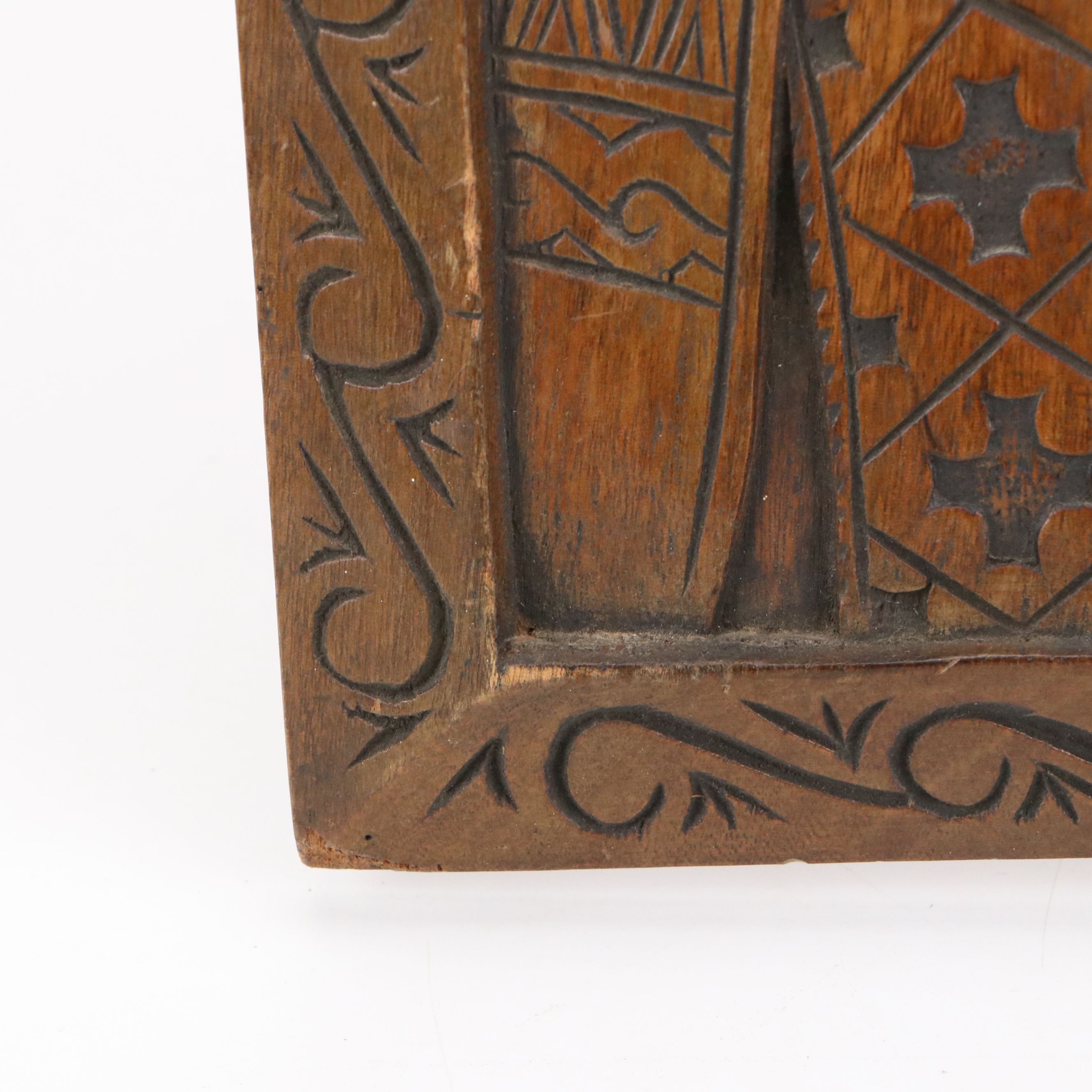 Artist Signed Carved Wooden Portraits