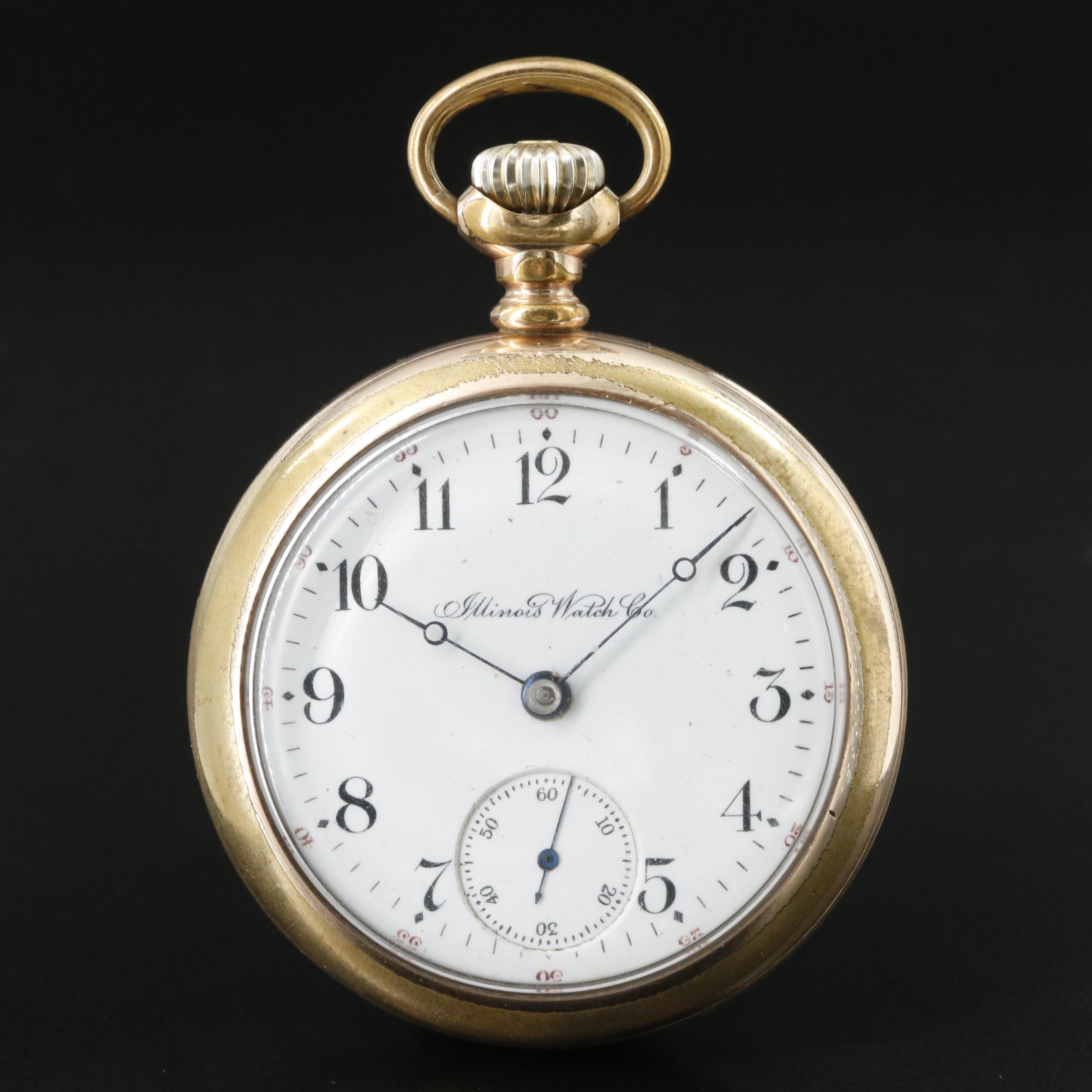 Illinois Watch Co.1902 Gold Filled Pocket Watch