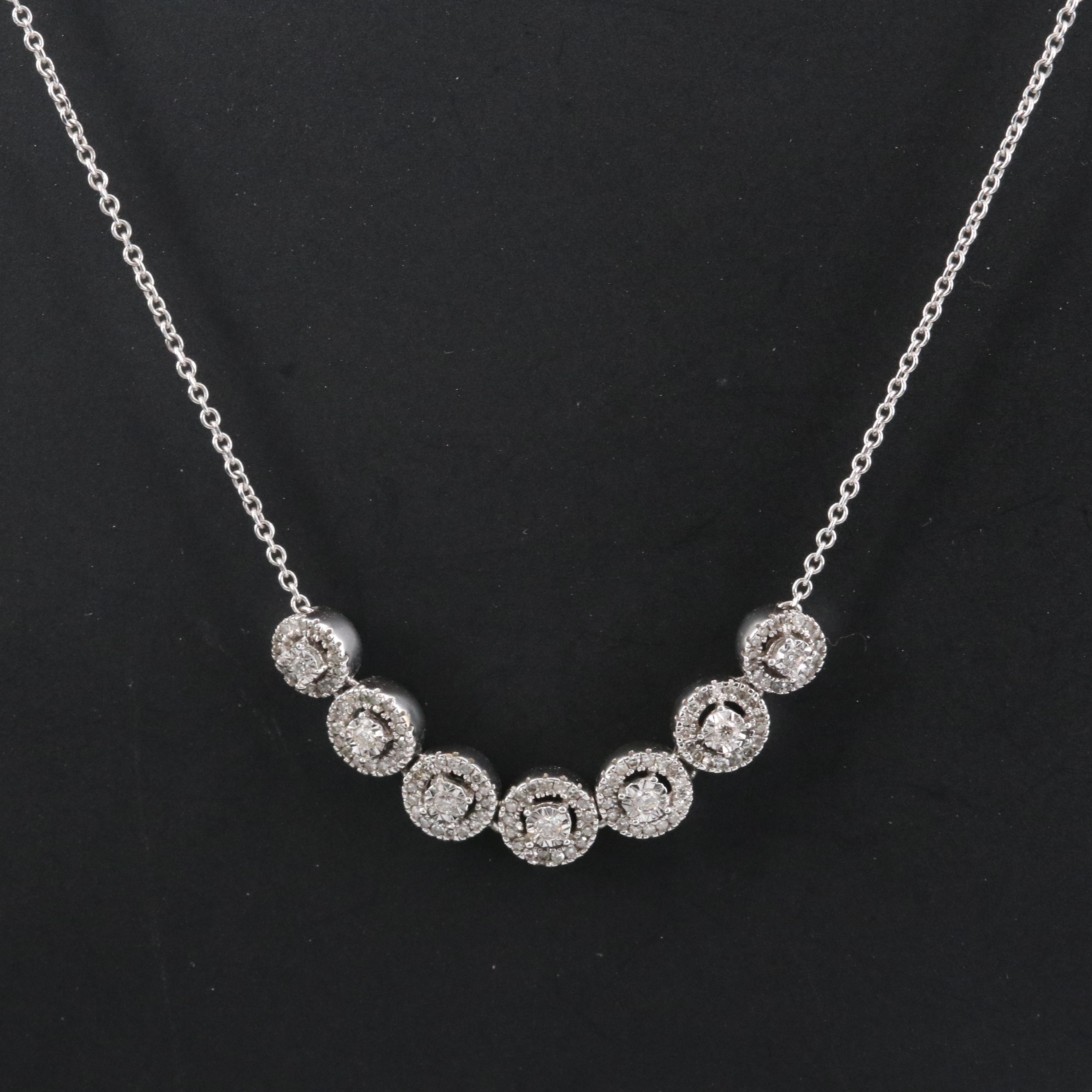 10K 0.35 CTW Diamond Necklace