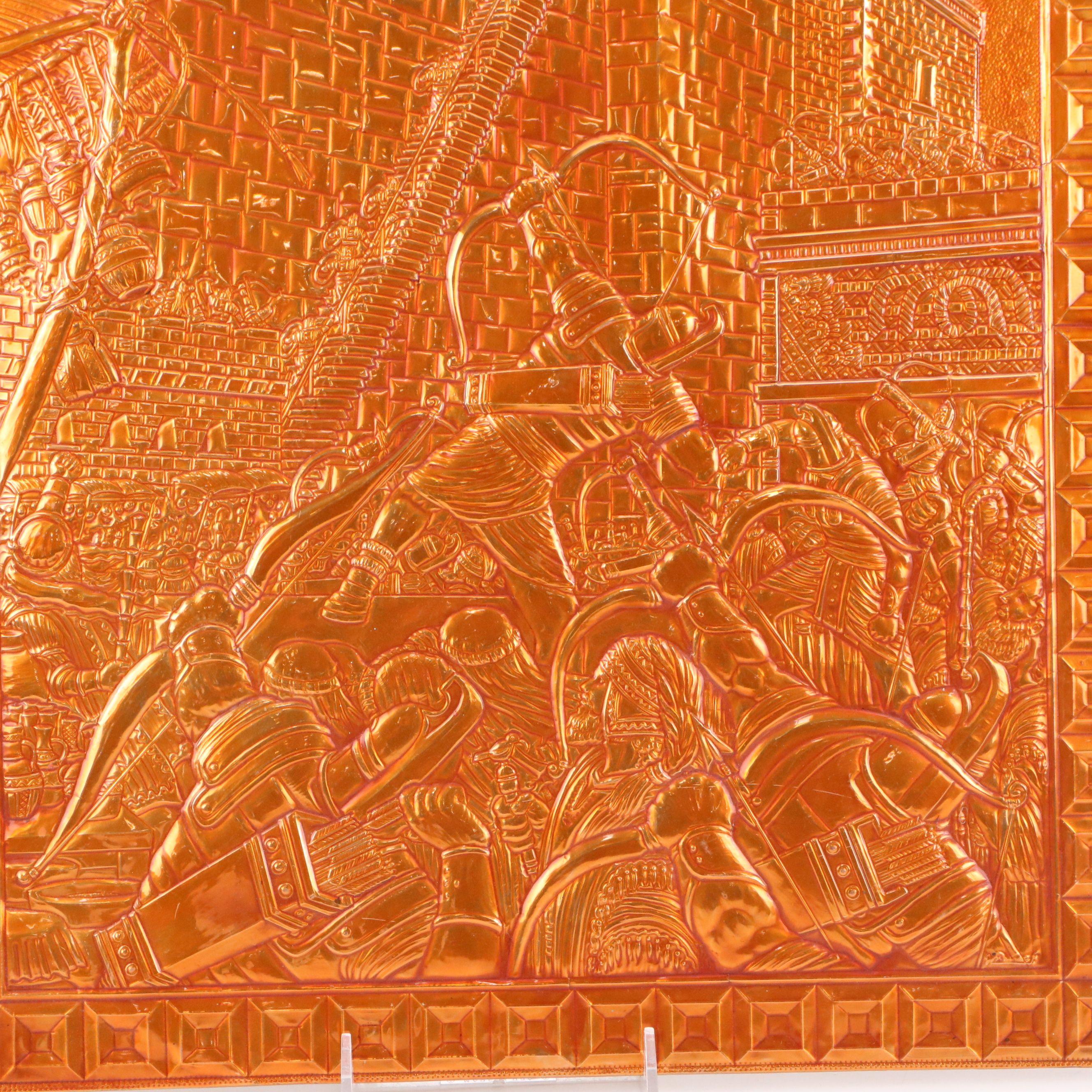 Tooled Foil Medieval and Aztec Style Décor