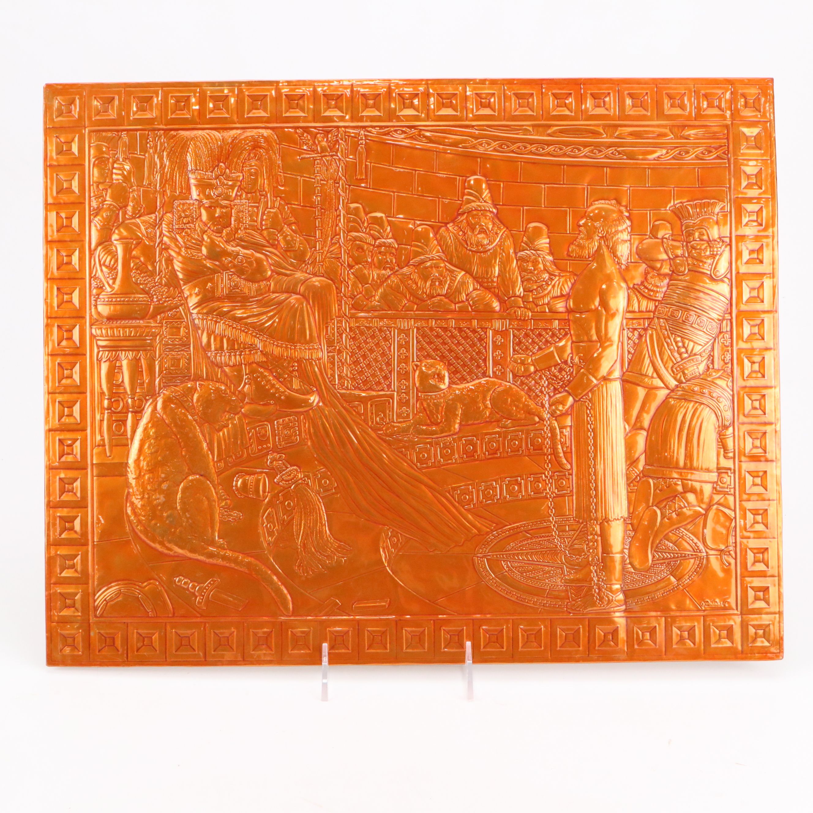 Tooled Foil Medieval and Aztec Style Décor