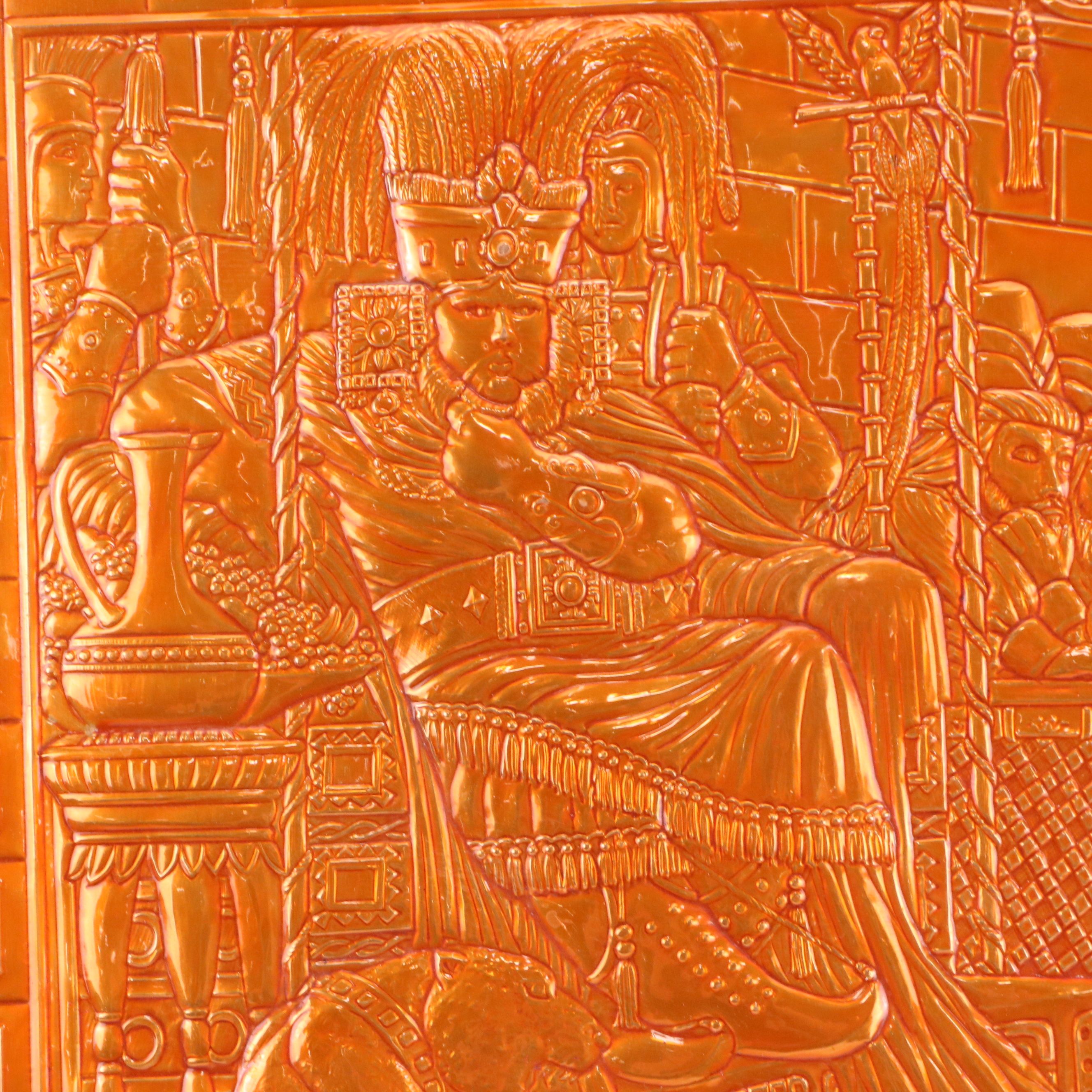 Tooled Foil Medieval and Aztec Style Décor