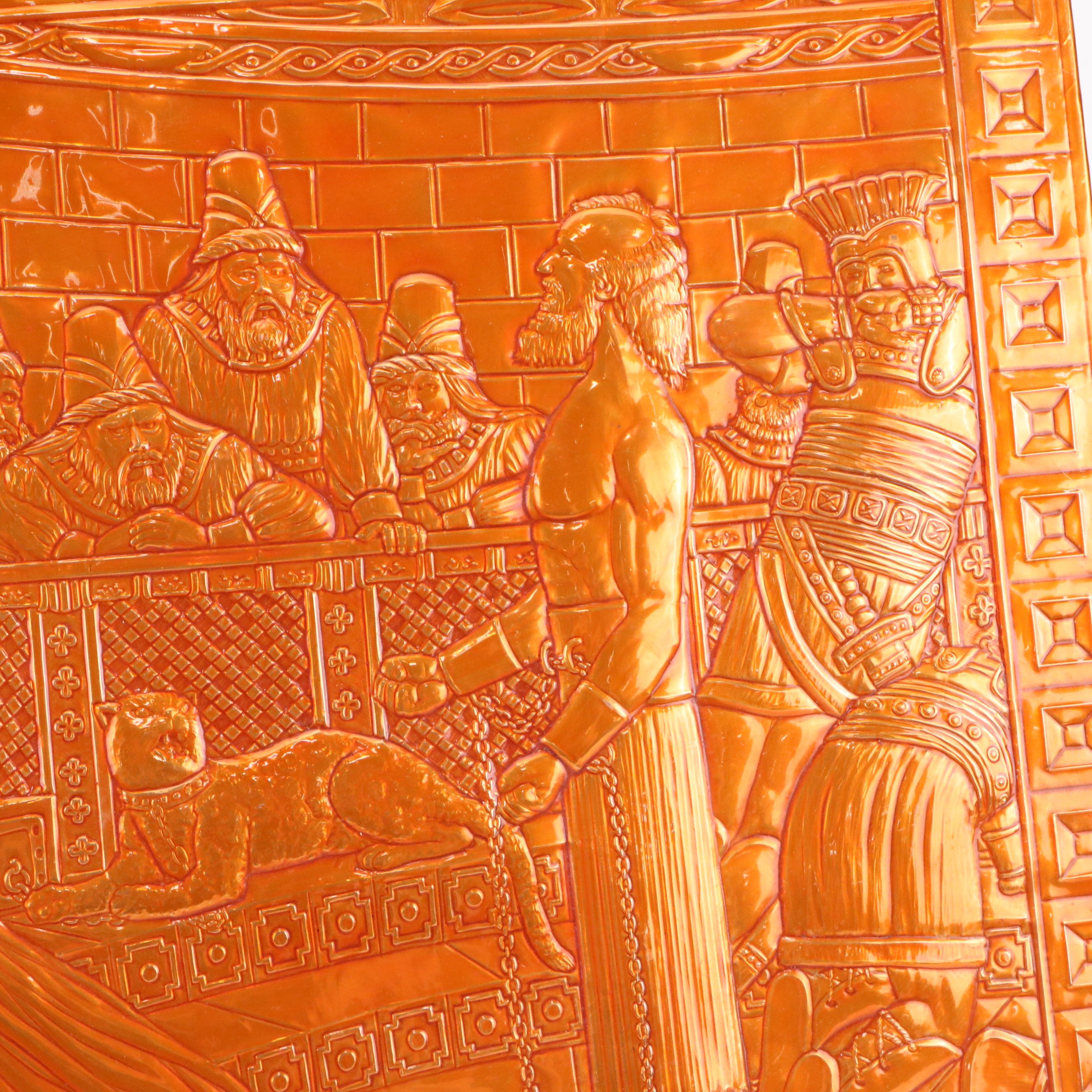 Tooled Foil Medieval and Aztec Style Décor