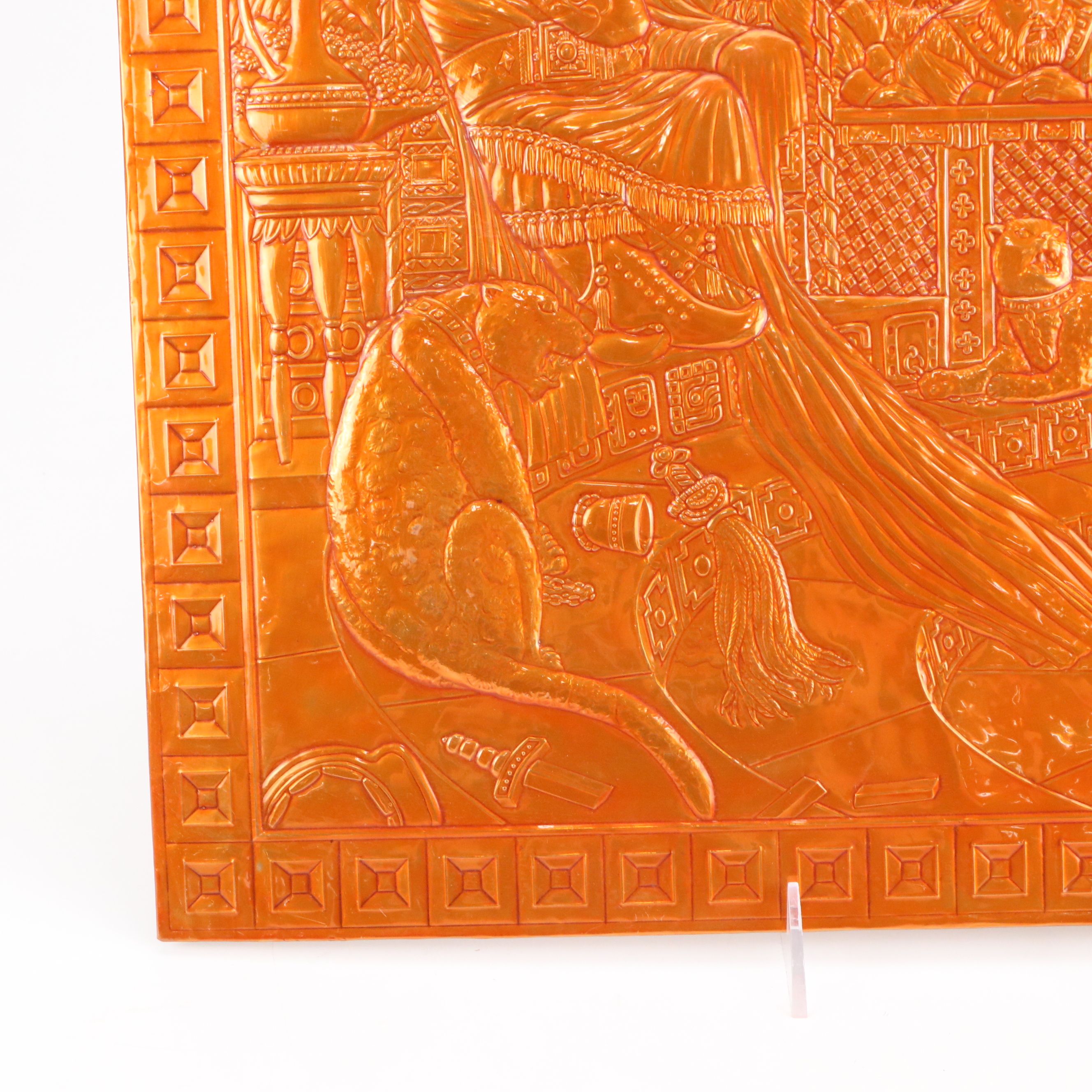 Tooled Foil Medieval and Aztec Style Décor