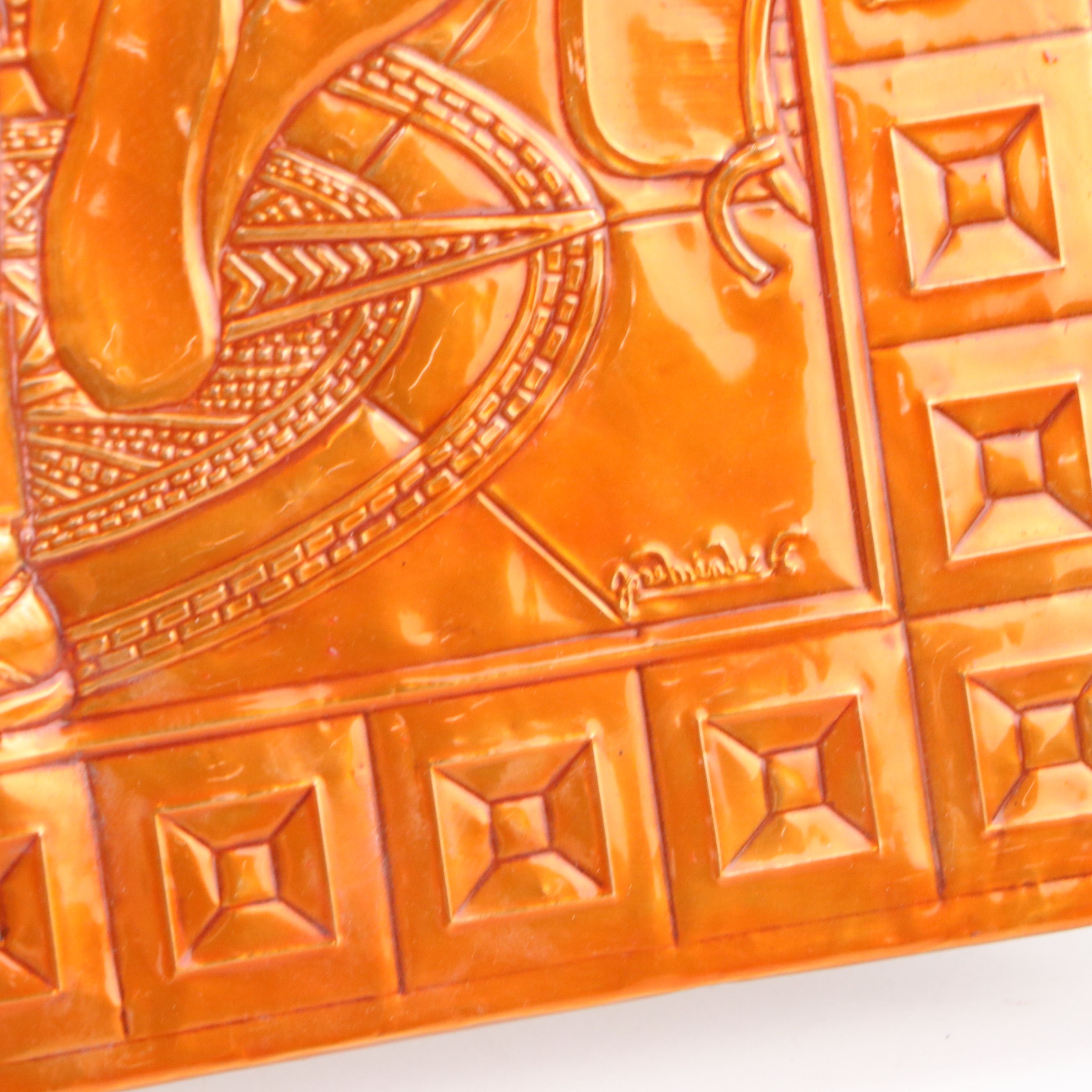 Tooled Foil Medieval and Aztec Style Décor