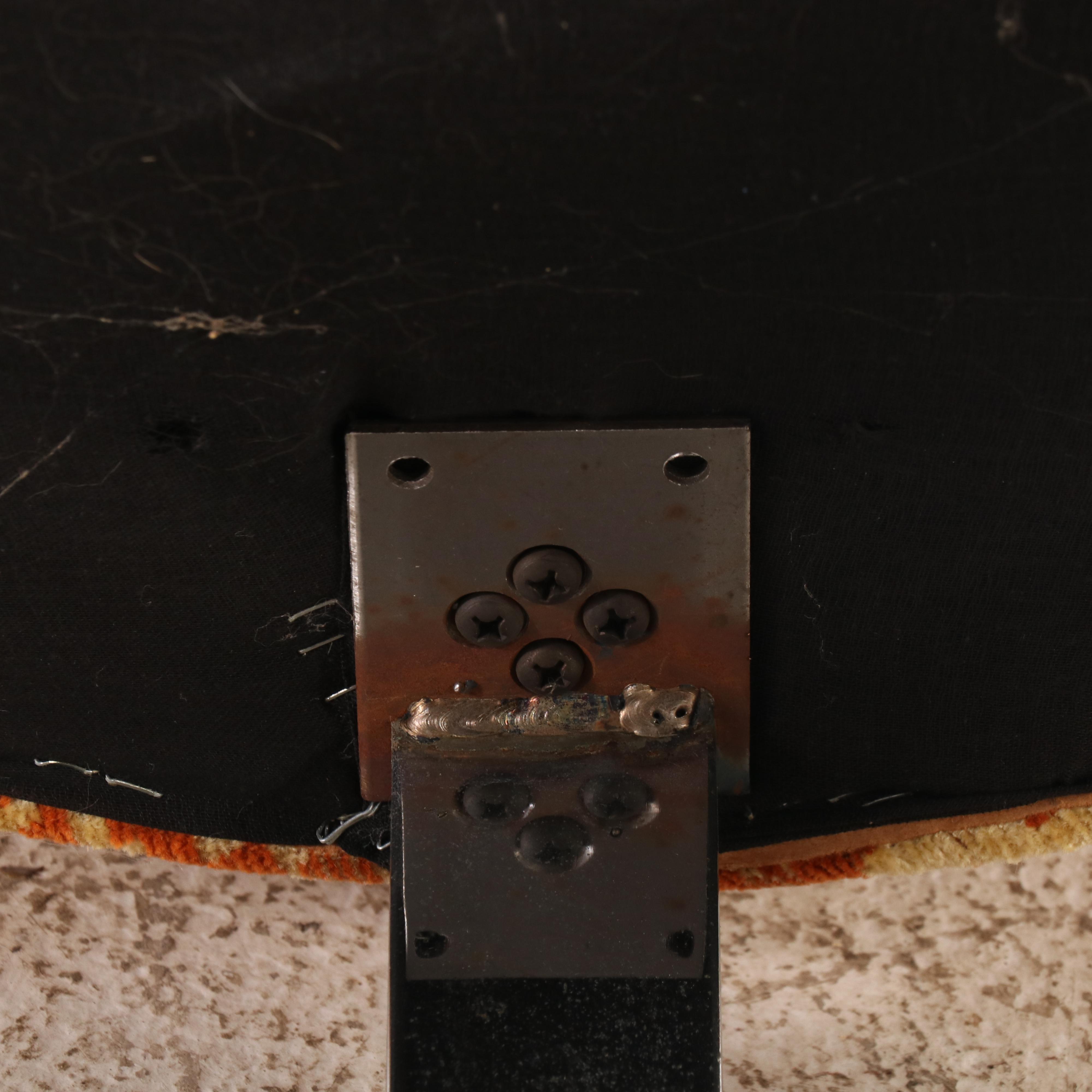 Pair of Selig Imperial Velvet Upholstered Cantilevered Chrome Lounge Chairs