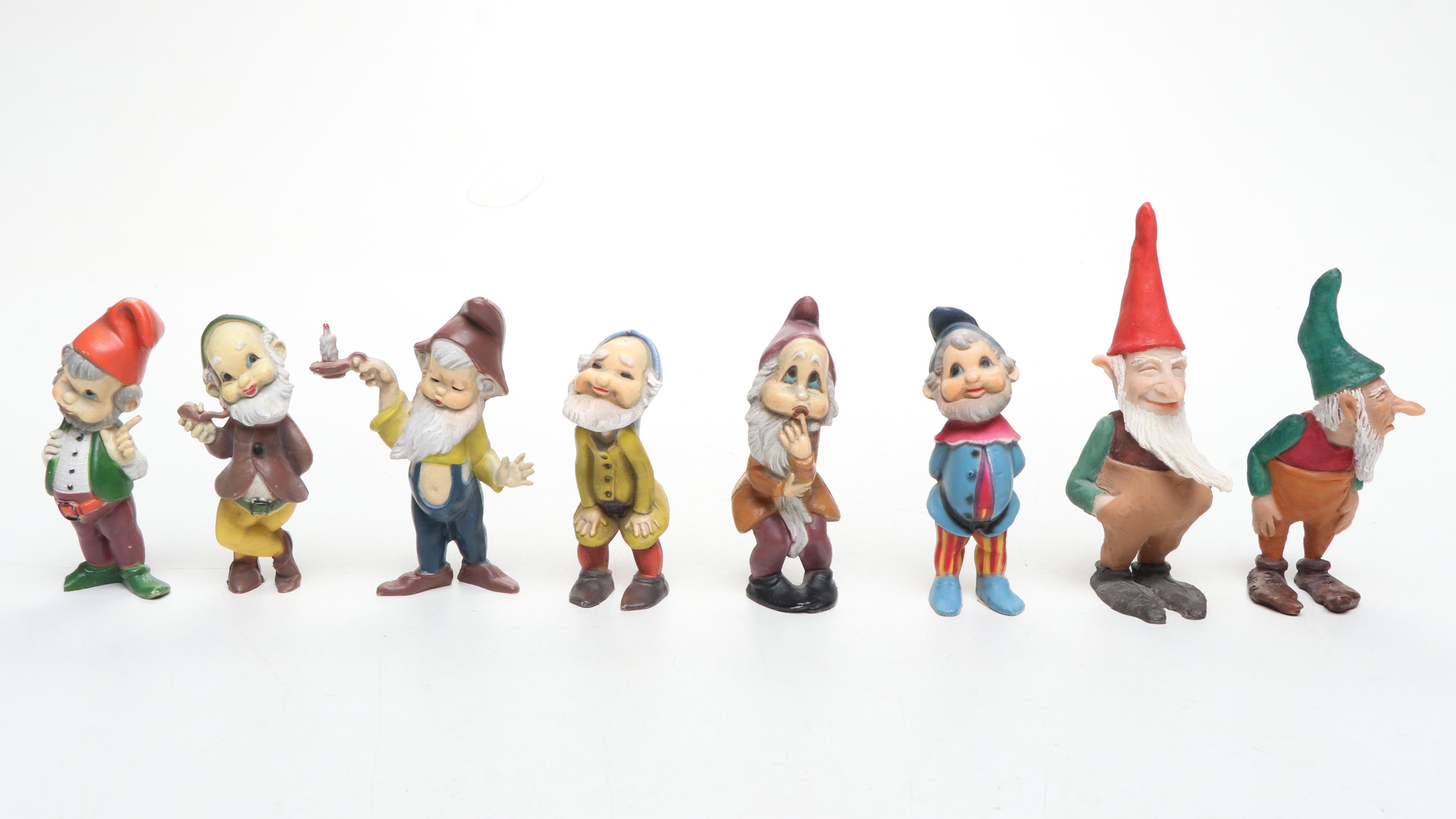 Ceramic Shoe with Artist Signed Plastic and Ceramic Figurines