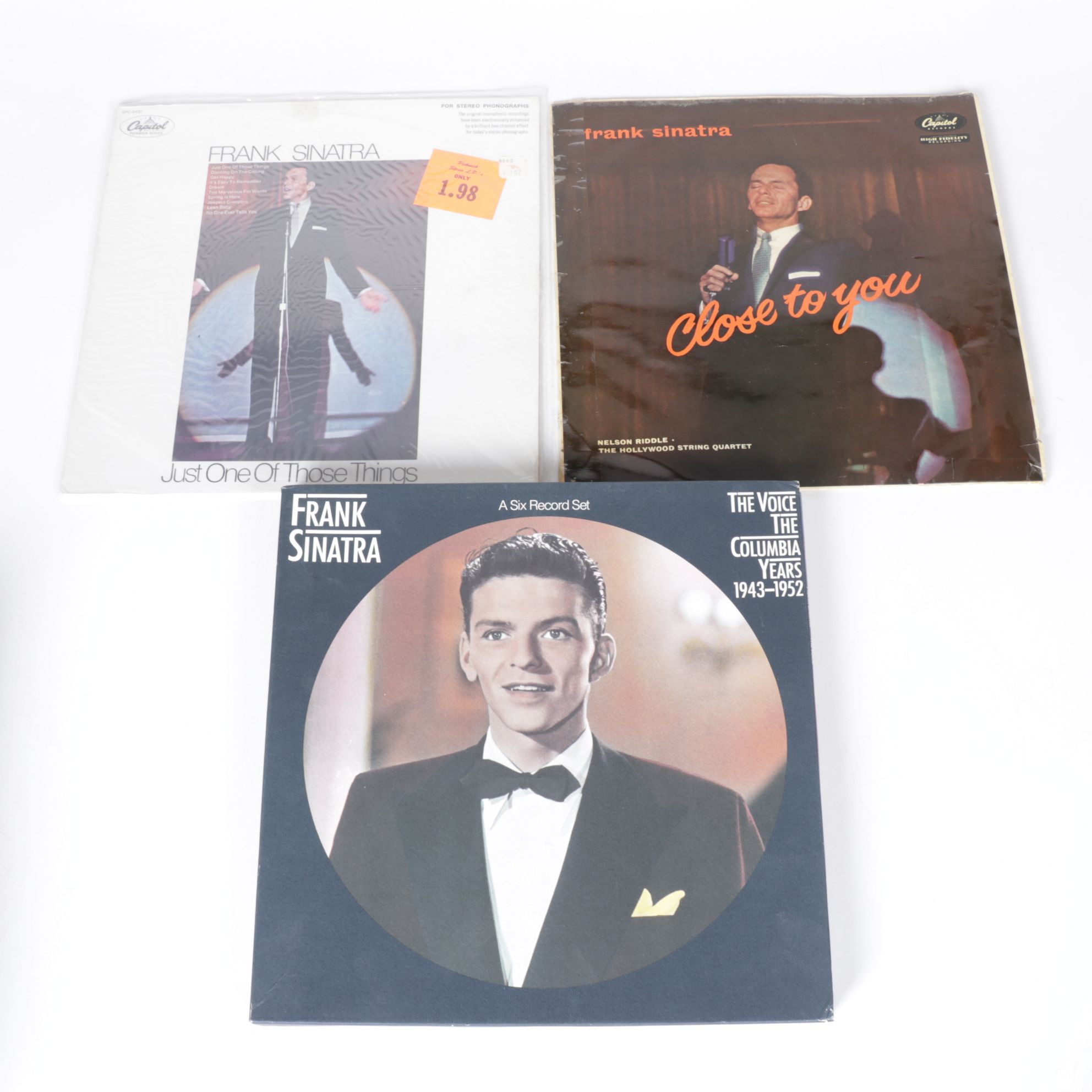 Tony Bennett & Frank Sinatra Vinyl Record Albums