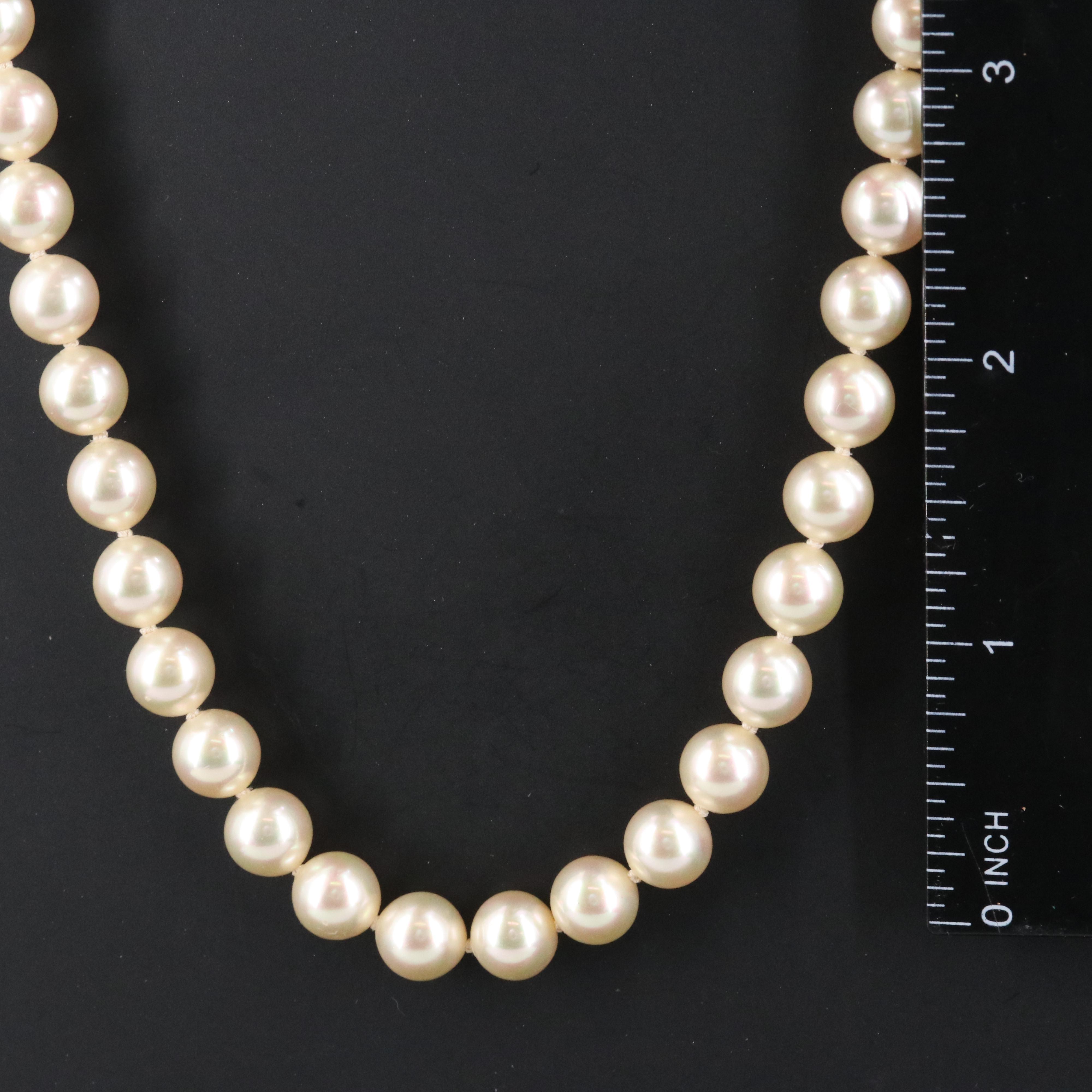 Faux Pearl and Rhinestone Necklace and Earrings