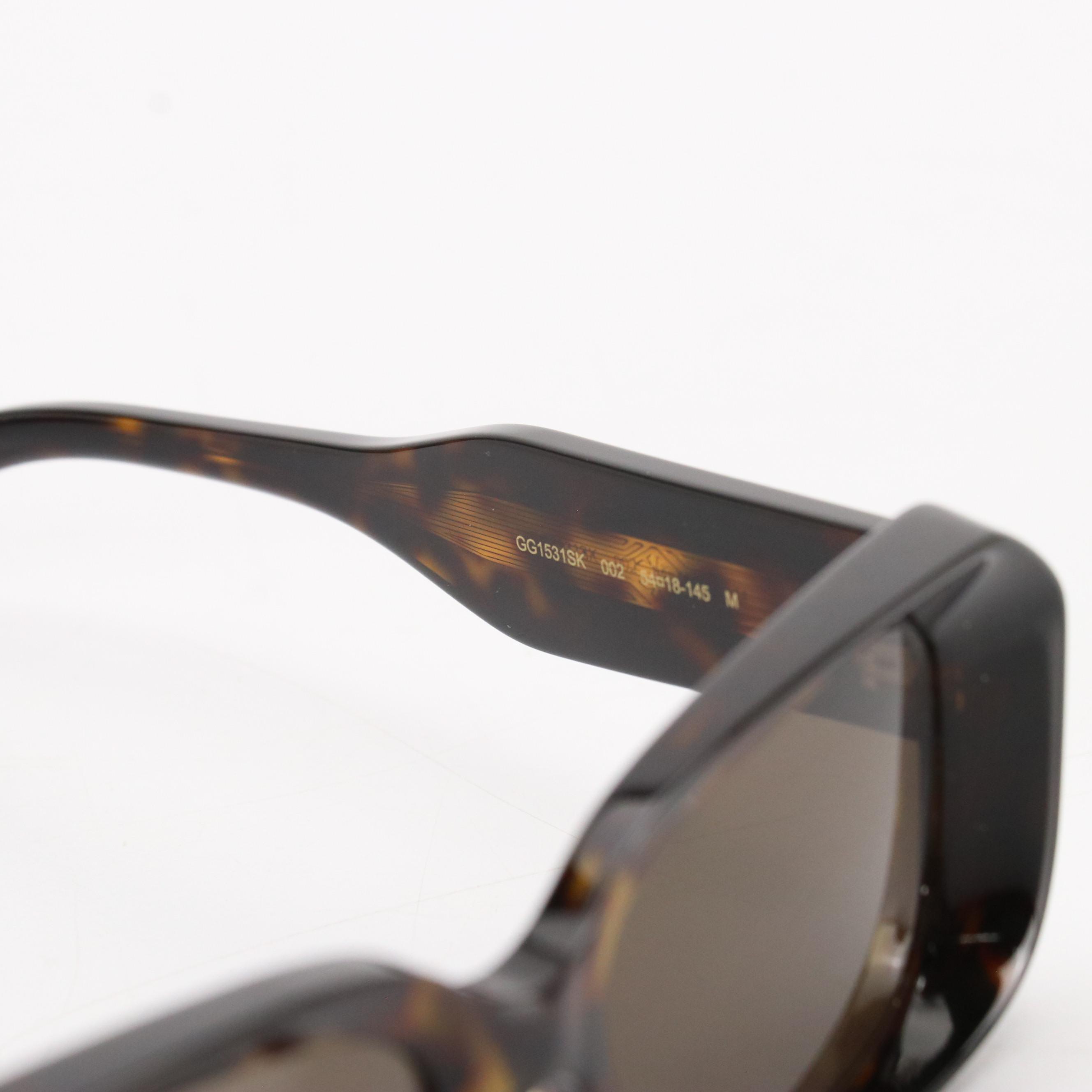 Gucci GG1531SK Havana Sunglasses with Case