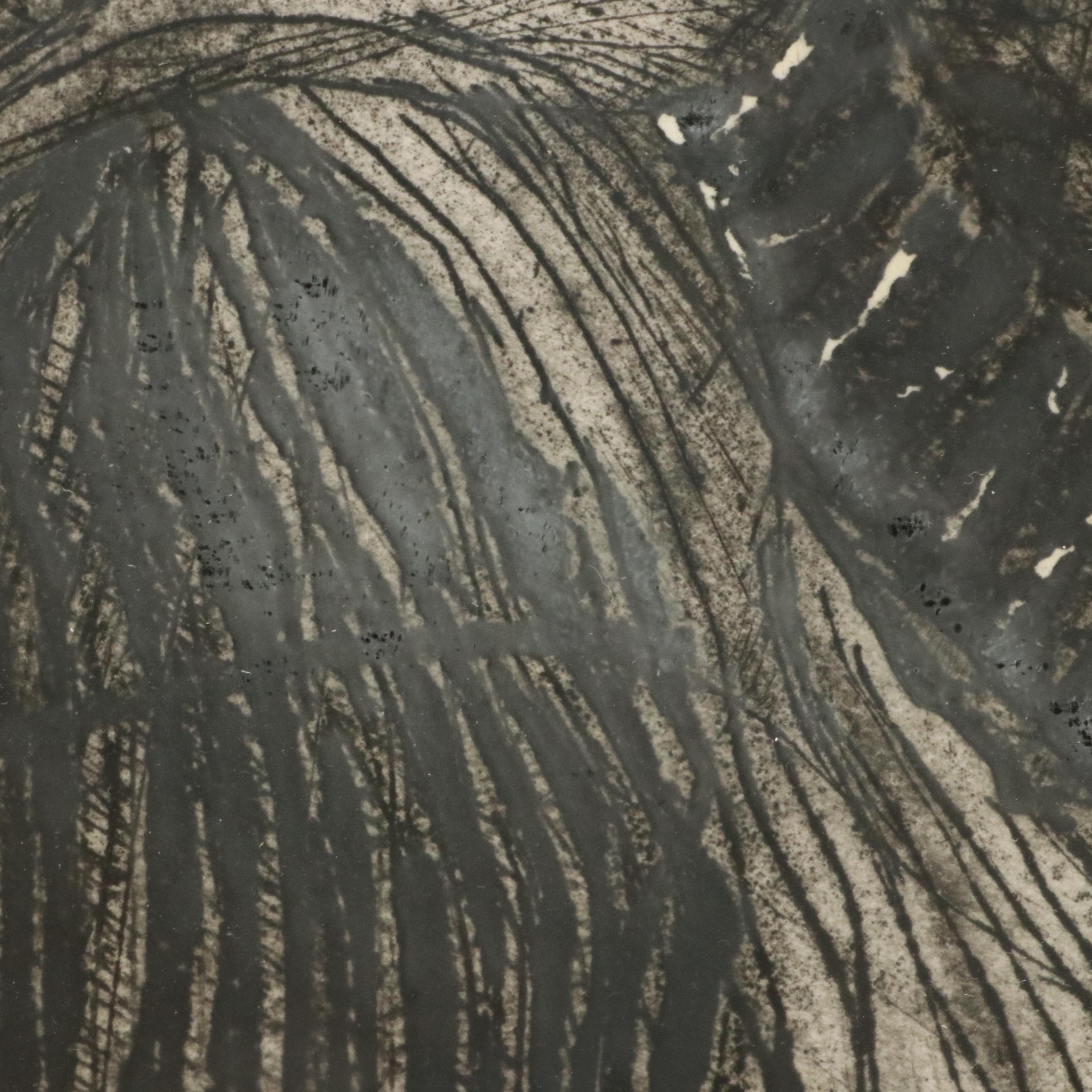 Ben Smith Etching With Aquatint Portrait of Veiled Figure, 1970