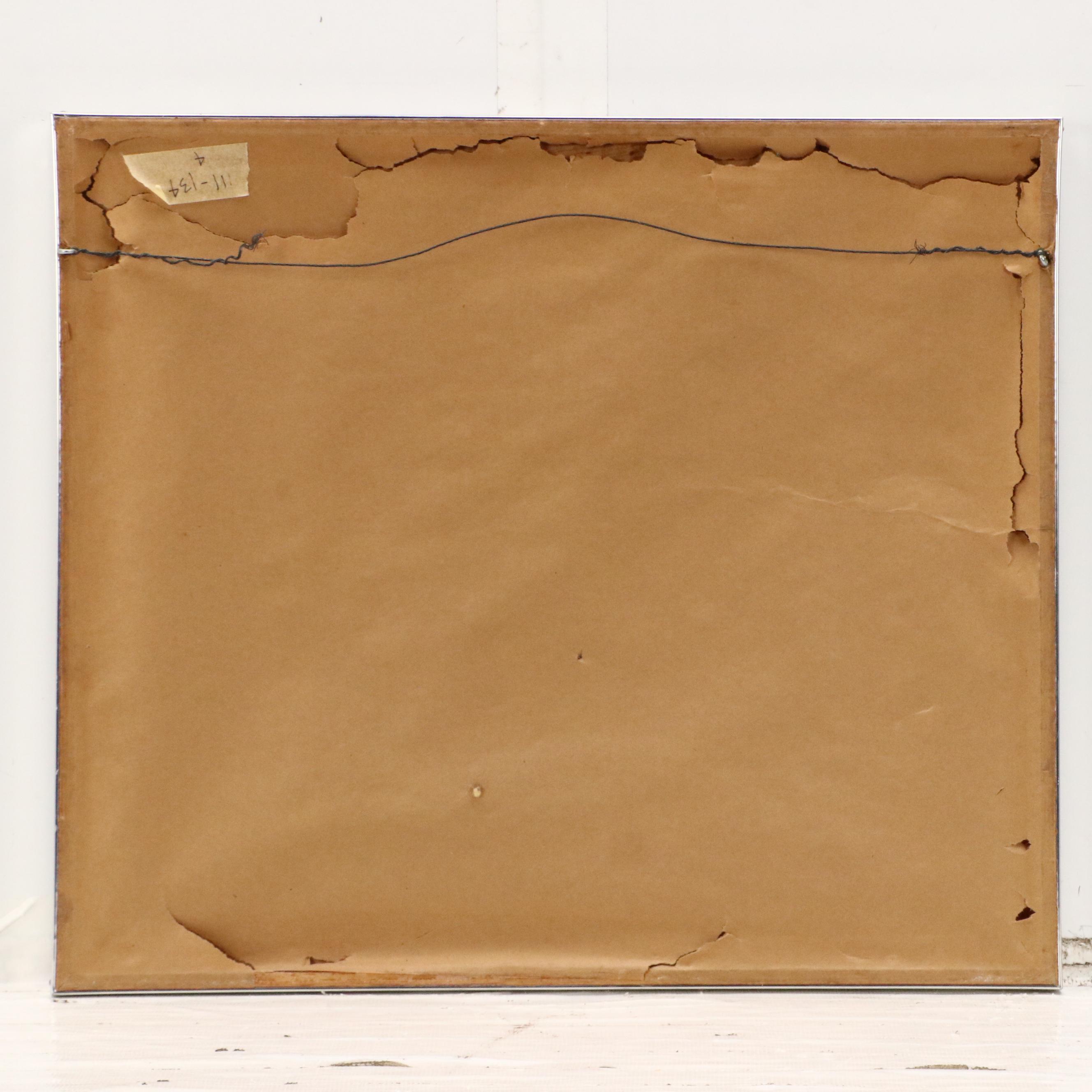 Ben Smith Etching With Aquatint Portrait of Veiled Figure, 1970