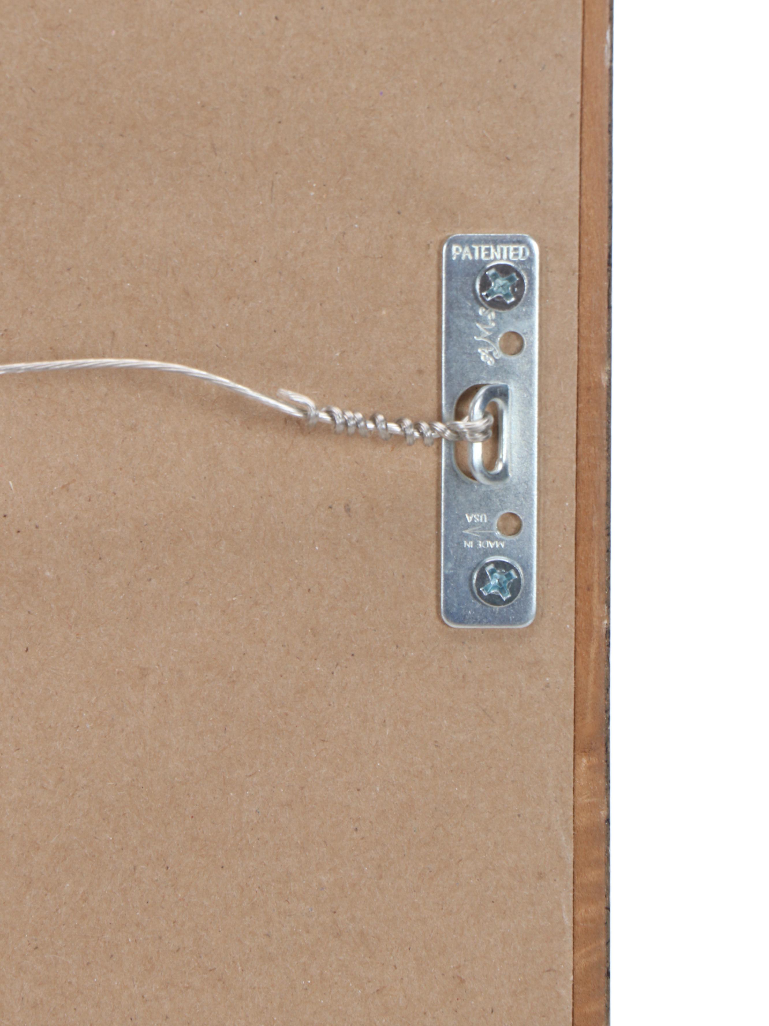 French Provincial Style Giltwood Finished Rectangular Wall Mirror