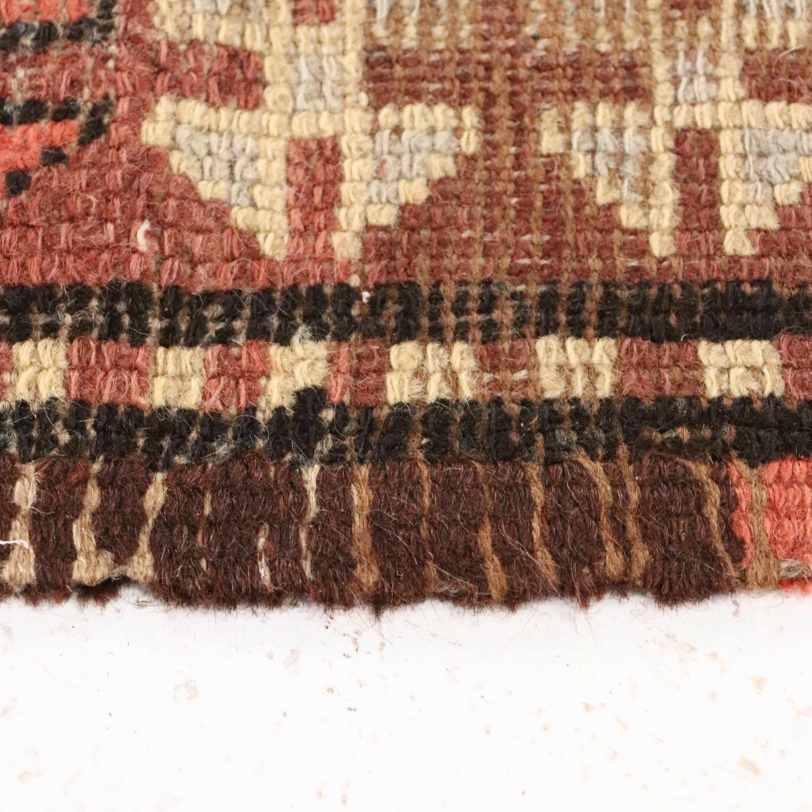 3'2 x 9'2 Hand-Knotted Caucasian Kazak Long Rug